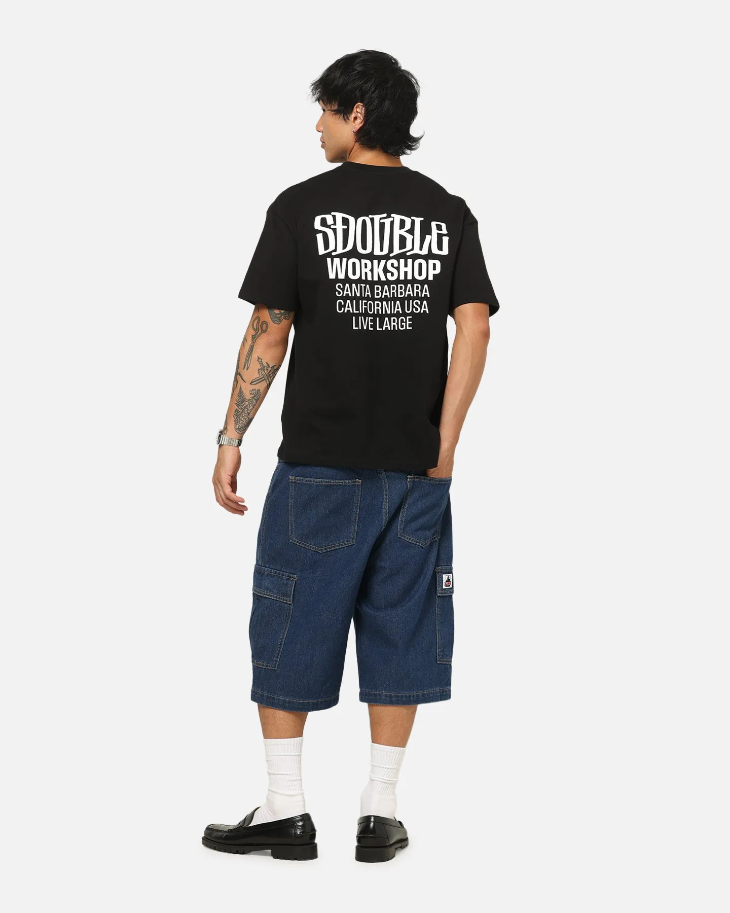 S Double Workshop T-Shirt Black sold by Culture Kings product image thumbnail 3