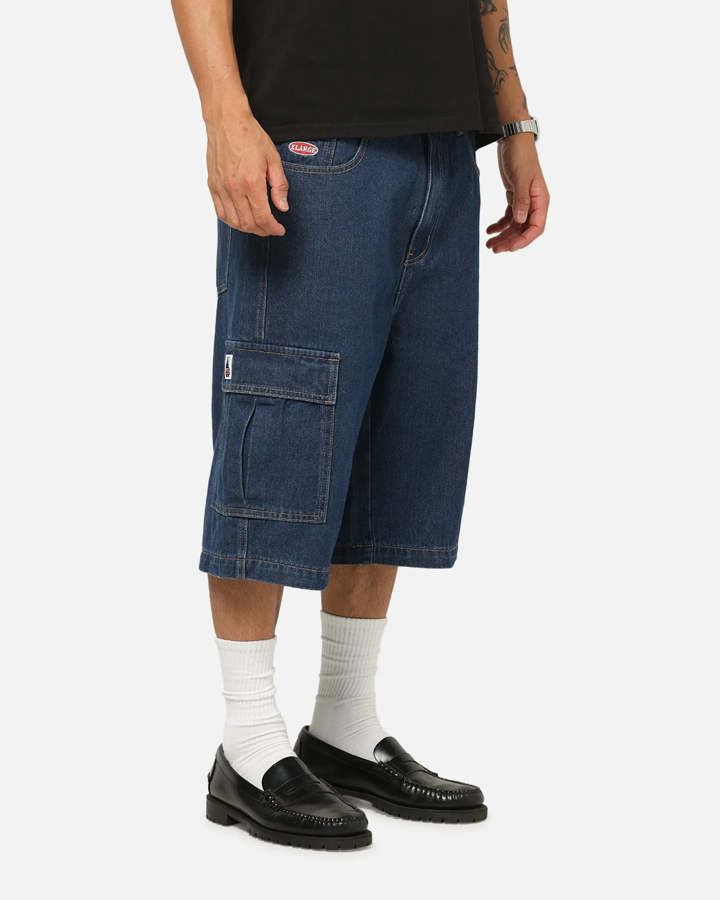 X-Large Baggy Cargo Denim 91 Shorts Dark Indigo sold by Culture Kings product image thumbnail 5