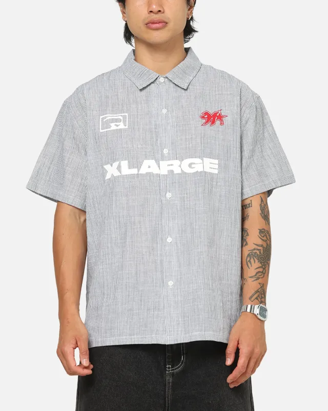 X-Large 91 Star Button Up Shirt White sold by Culture Kings