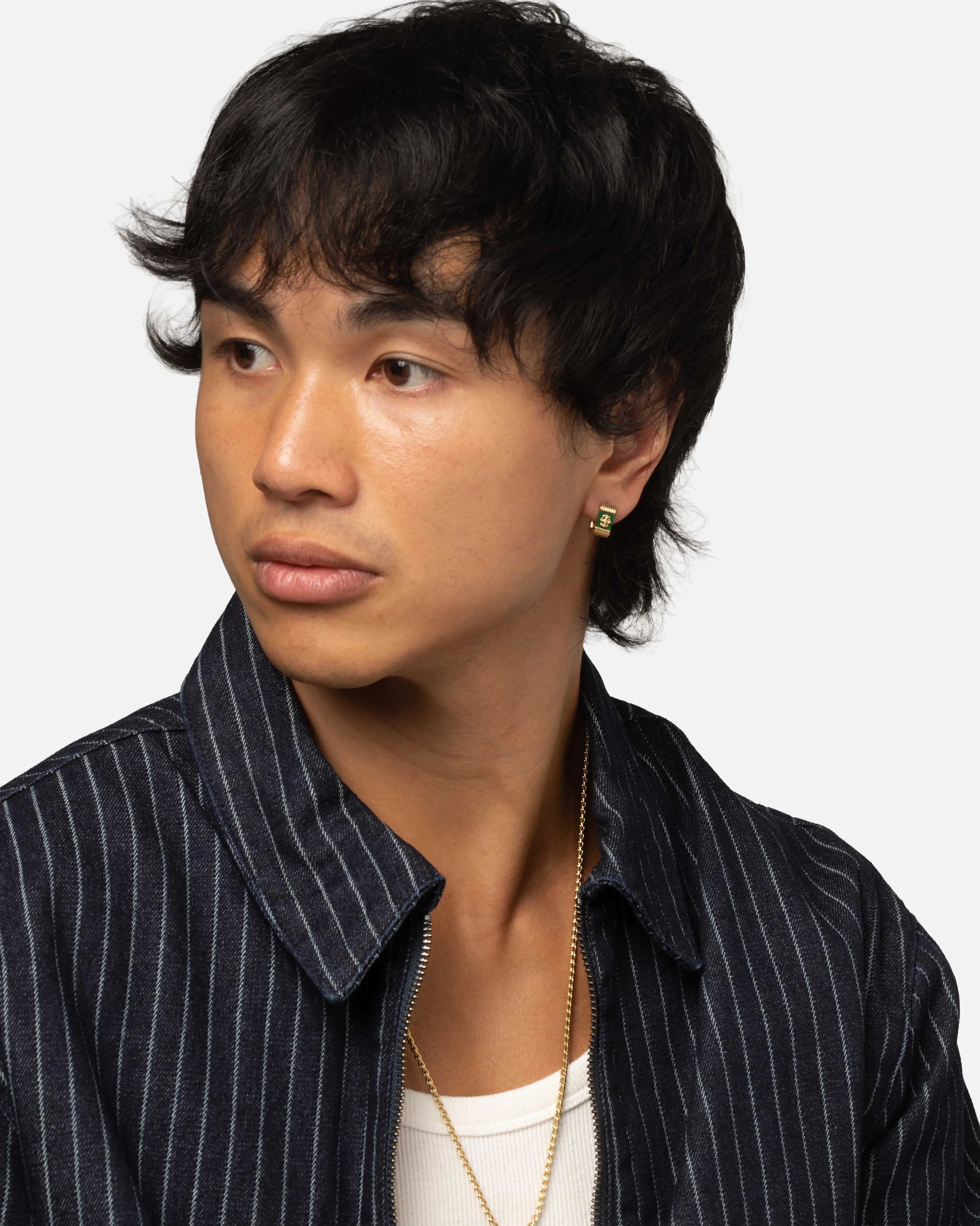 Guess Mainline Rebel Moon 12MM Striped Earrings Gold sold by Culture Kings product image thumbnail 4