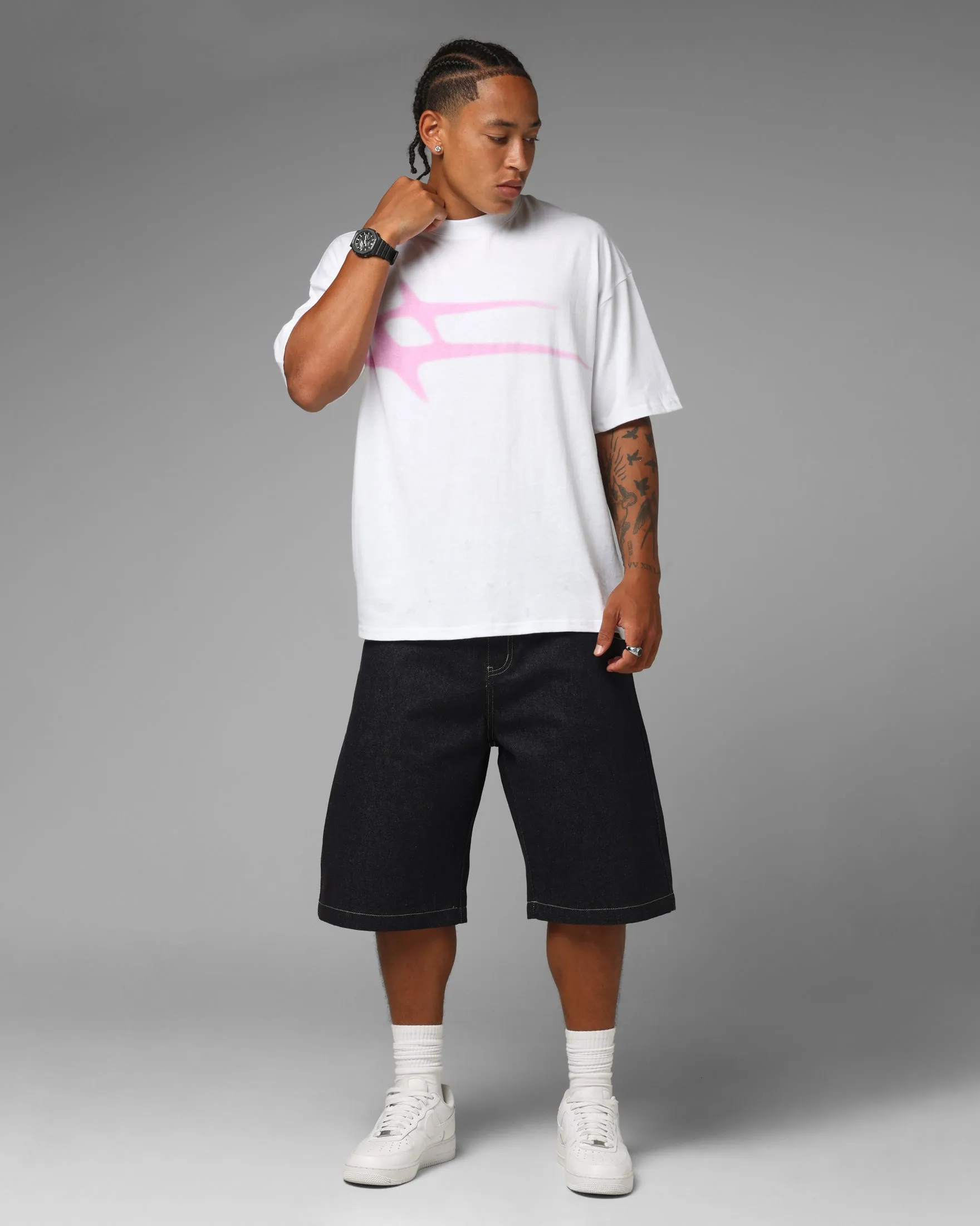 Loiter Twin Star T-Shirt White sold by Culture Kings product image thumbnail 2