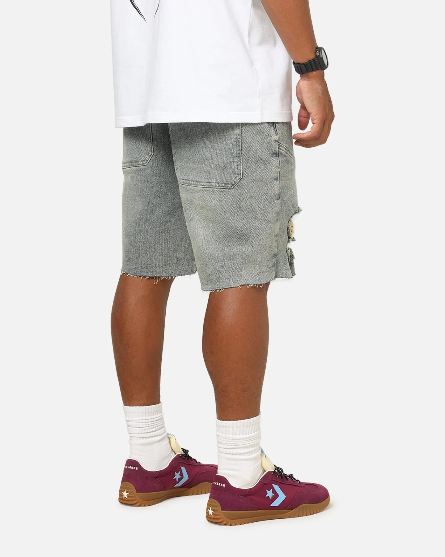 Saint Morta Annex Baggy Jorts Dirty Denim sold by Culture Kings product image thumbnail 5