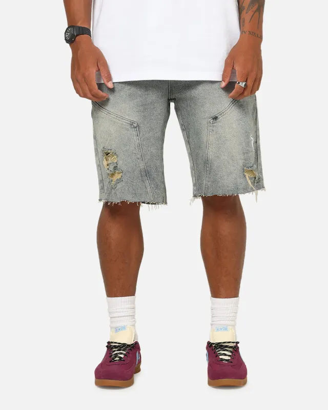Saint Morta Annex Baggy Jorts Dirty Denim made by Culture Kings