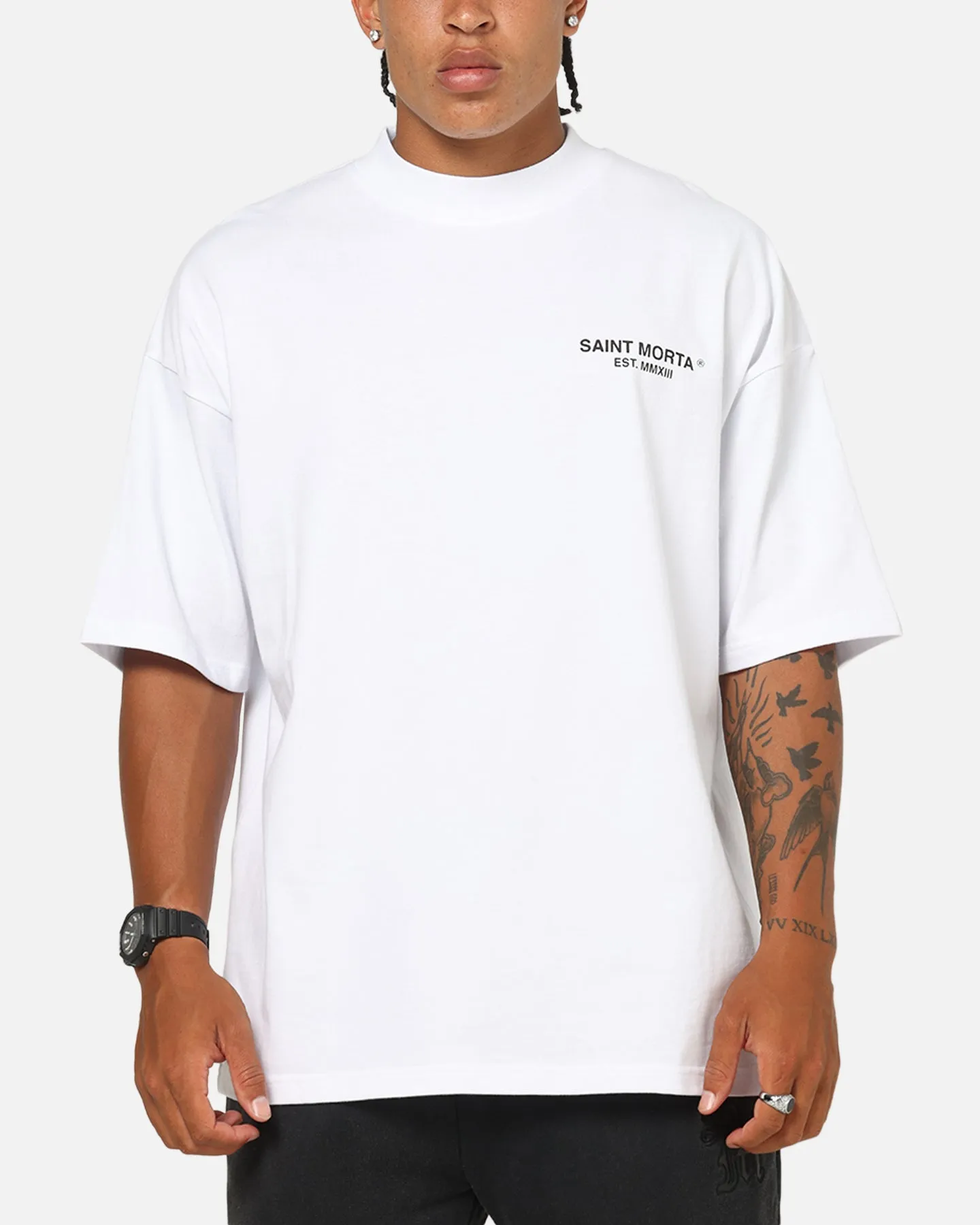 Saint Morta Departed Boxy T-Shirt White sold by Culture Kings product image thumbnail 2