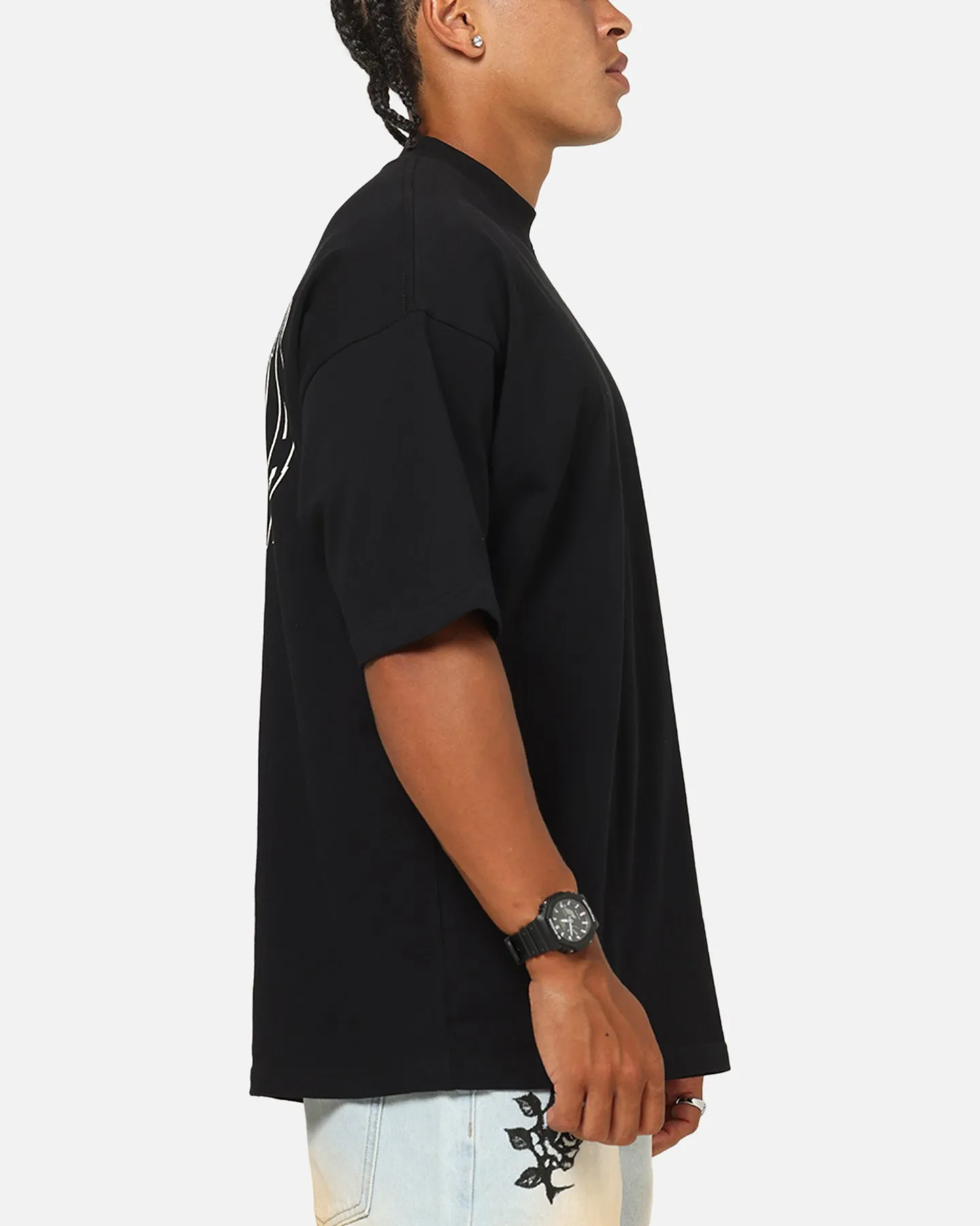 Saint Morta Global Boxy T-Shirt Black sold by Culture Kings product image thumbnail 5