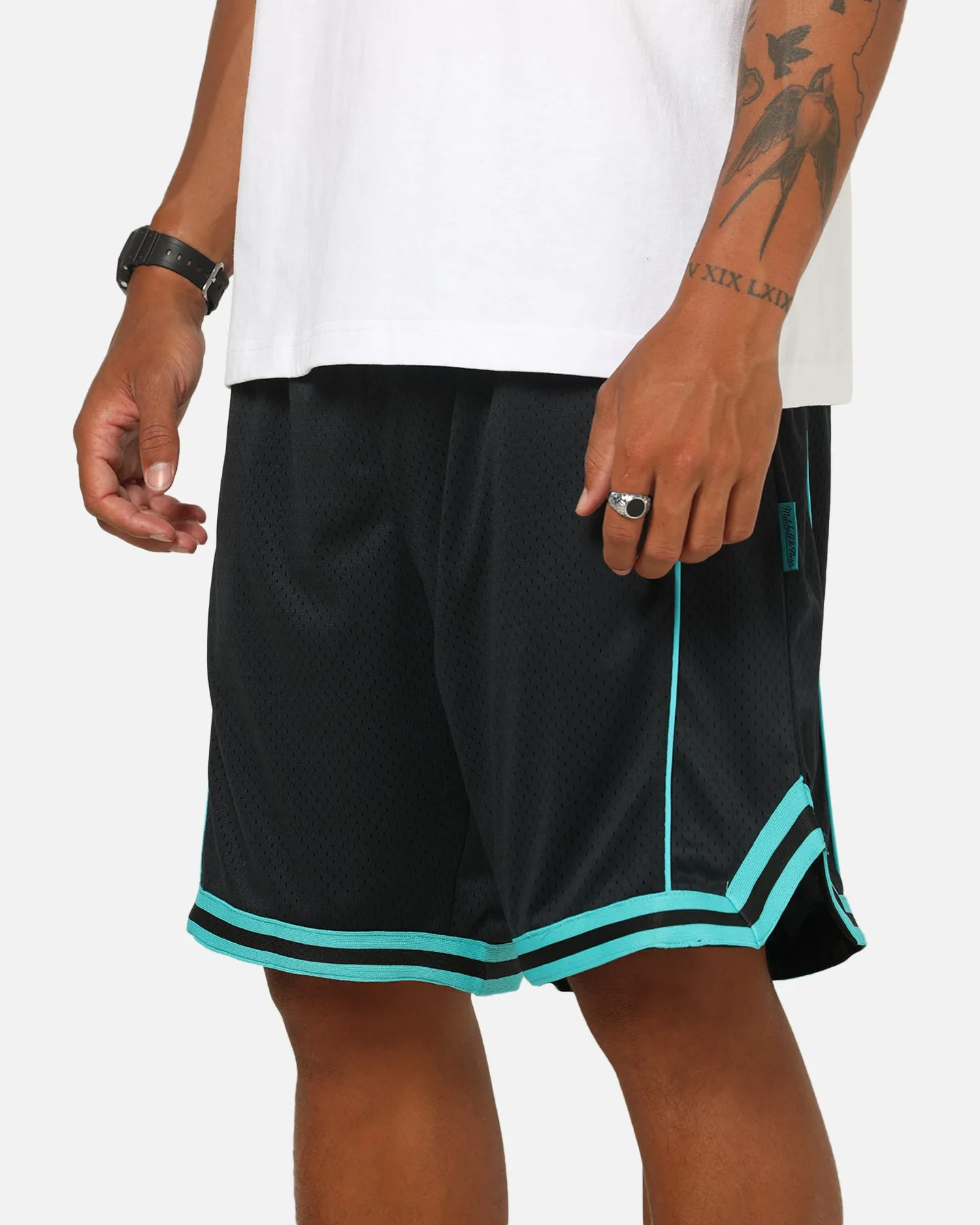 Mitchell & Ness Authentic Good Mesh Shorts Black/Blue sold by Culture Kings product image thumbnail 3