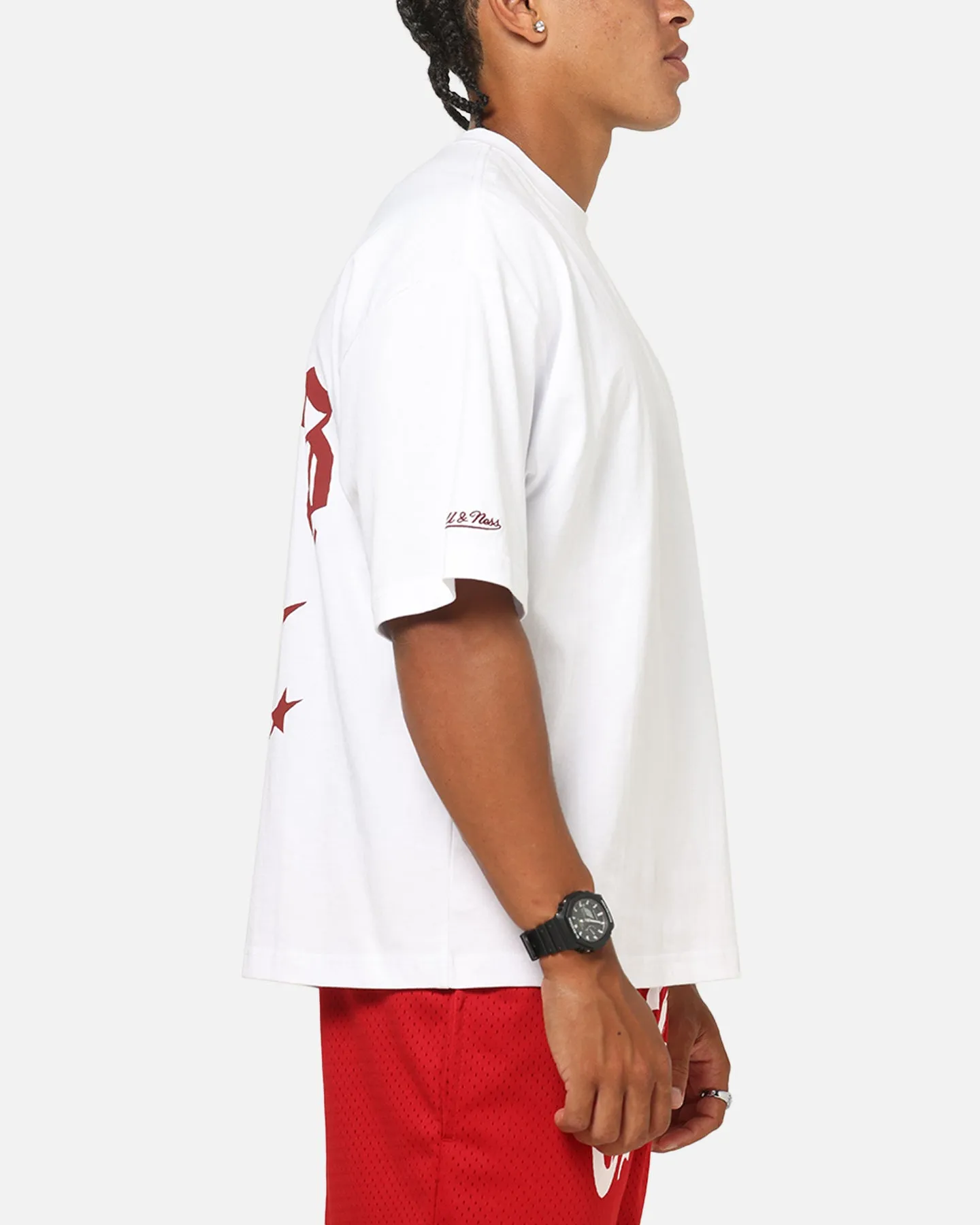 Mitchell & Ness Kansas City Chiefs Stars & Text Boxy T-Shirt White sold by Culture Kings product image thumbnail 5
