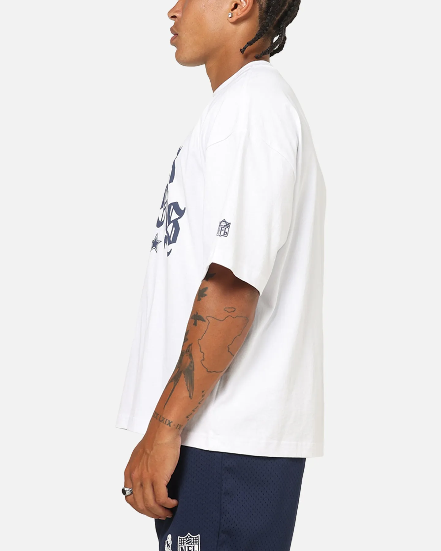 Mitchell & Ness Dallas Cowboys Stars & Text Boxy T-Shirt White sold by Culture Kings product image thumbnail 5