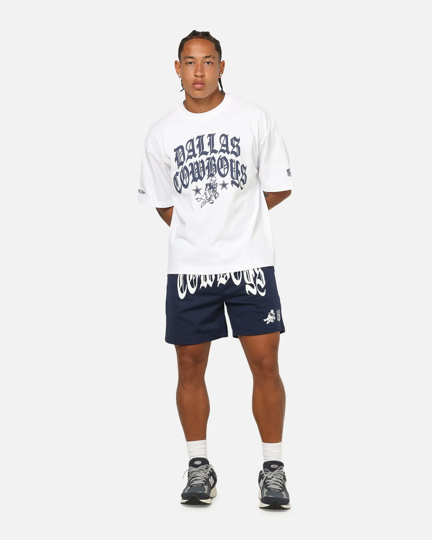Mitchell & Ness Dallas Cowboys Stars & Text Boxy T-Shirt White sold by Culture Kings product image thumbnail 2