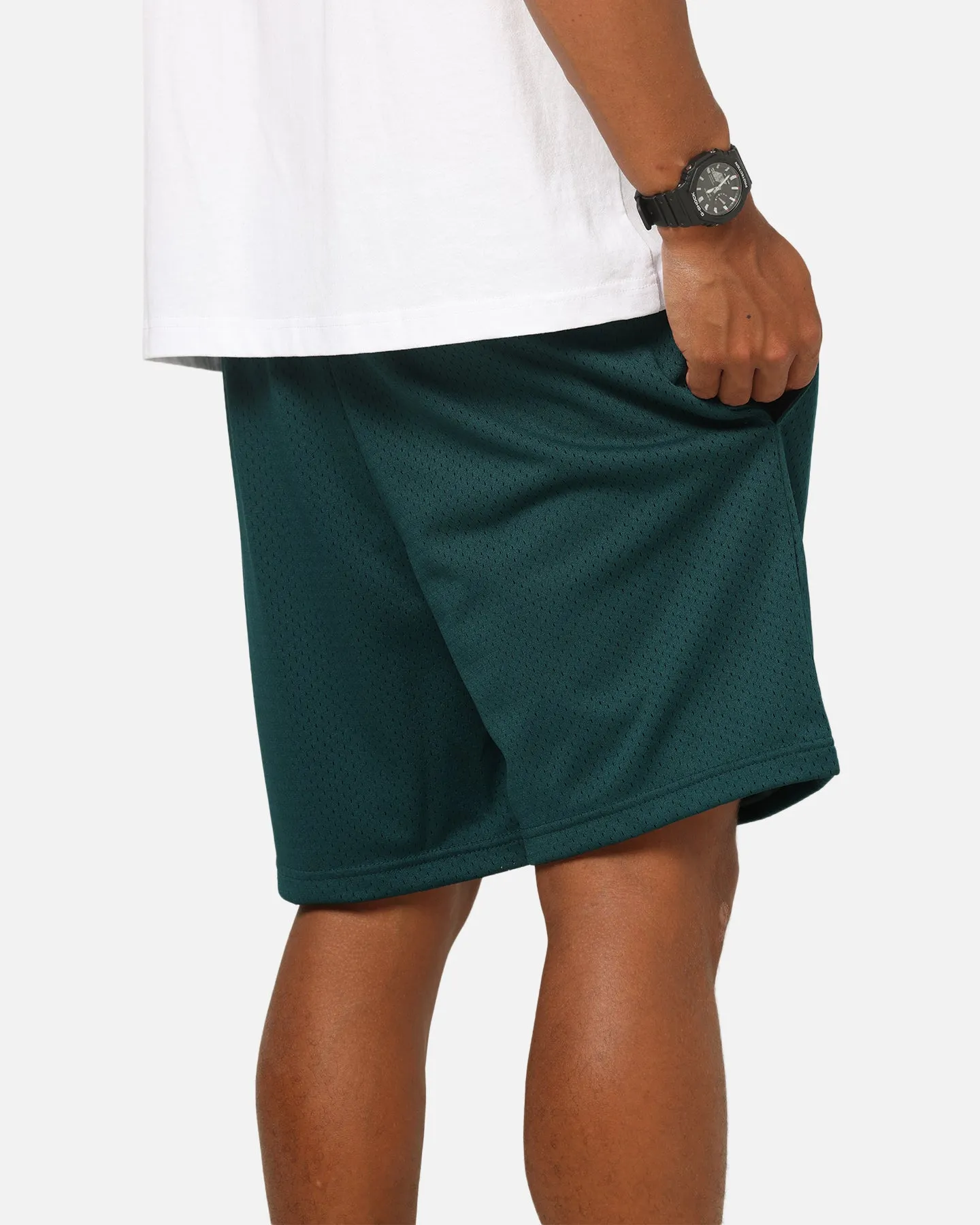 Mitchell & Ness Miami Dolphins Stars & Text Mesh Shorts Deep Sea Teal sold by Culture Kings product image thumbnail 4