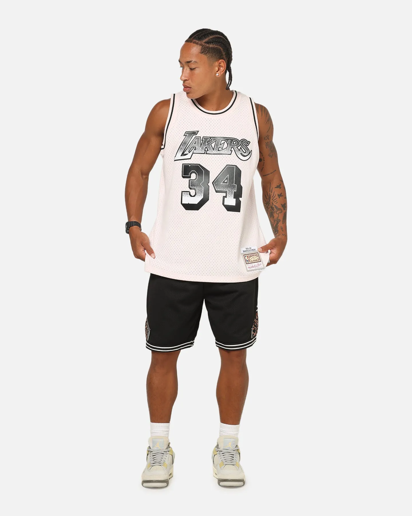 Mitchell & Ness Los Angeles Lakers Shaquille O'Neal LA Champ Swing Jersey Pink sold by Culture Kings product image thumbnail 3