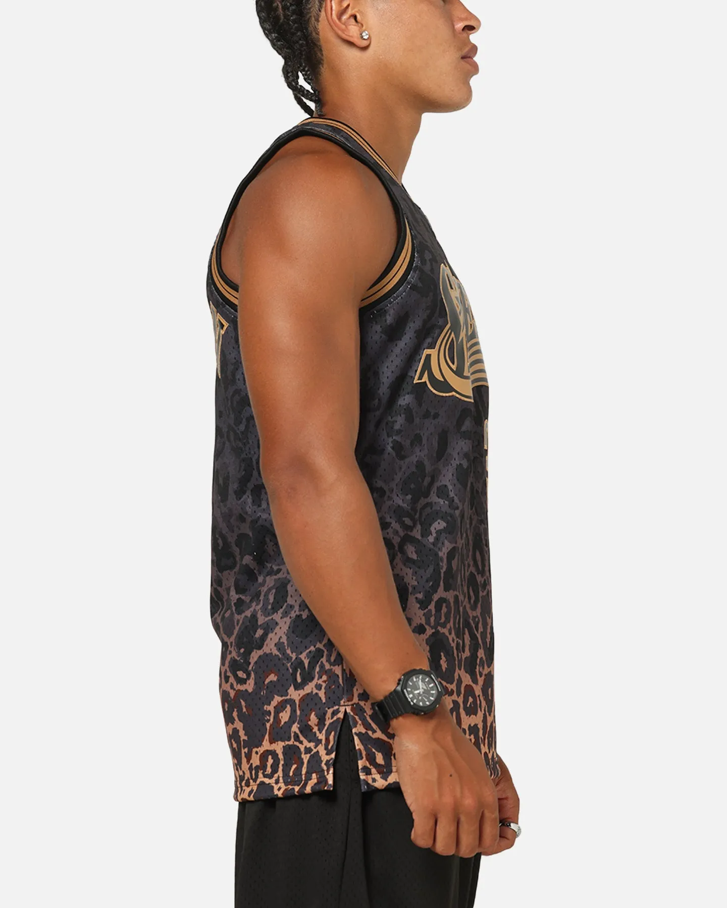 Mitchell & Ness Philadelphia 76ers Allen Iverson 'Leopard' Swing Jersey Black/Leopard sold by Culture Kings product image thumbnail 5