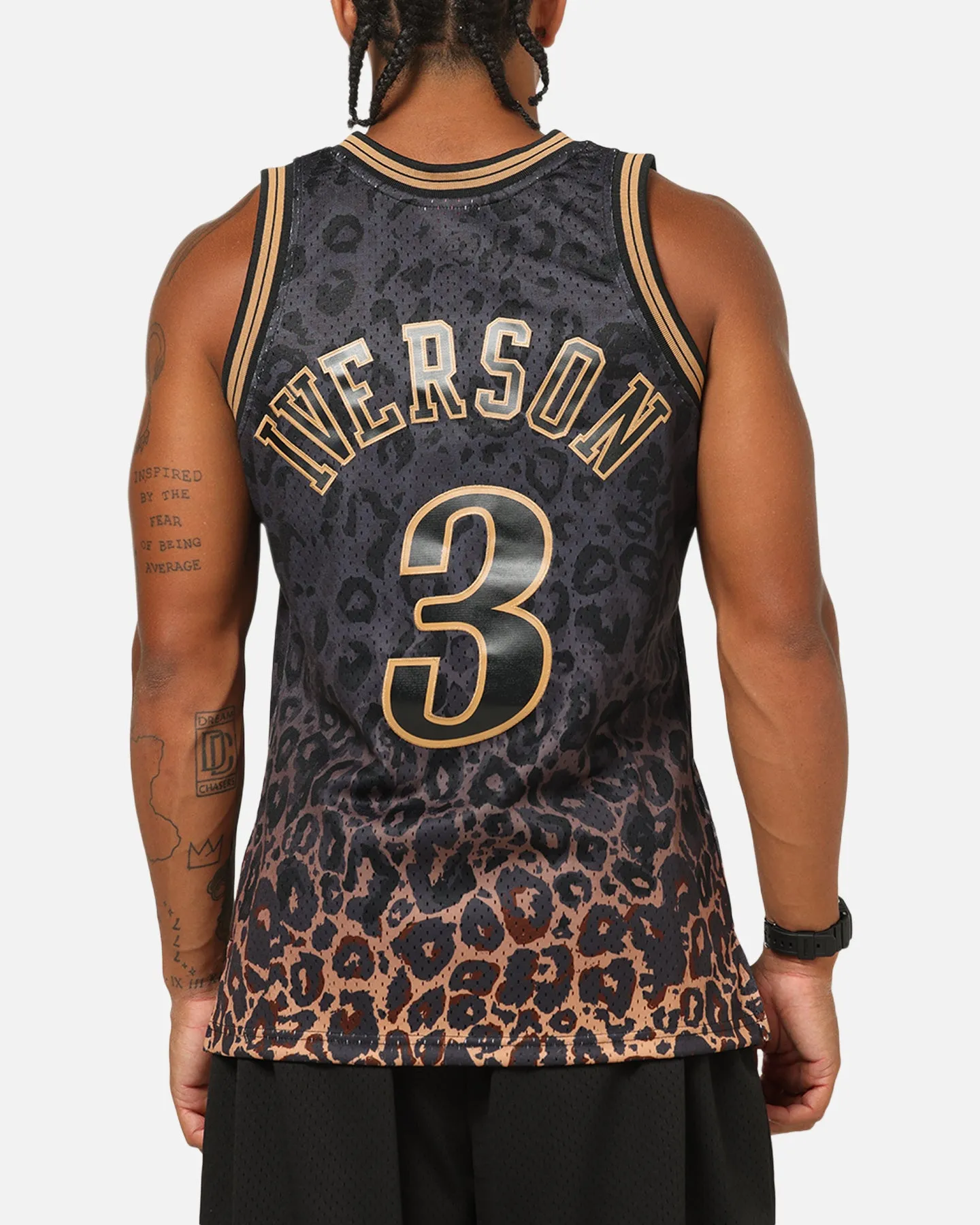 Mitchell & Ness Philadelphia 76ers Allen Iverson 'Leopard' Swing Jersey Black/Leopard sold by Culture Kings product image thumbnail 2