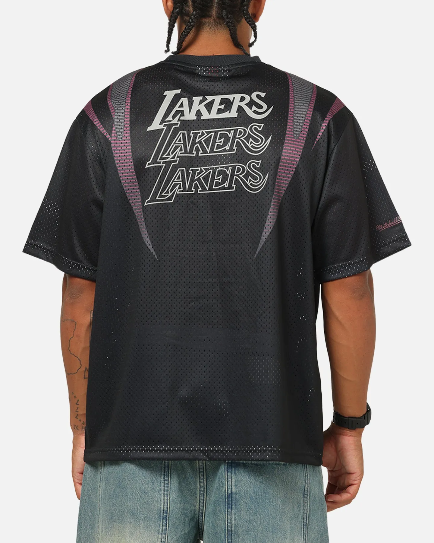 Mitchell & Ness Los Angeles Lakers Festival Jersey Black/Slate/Red sold by Culture Kings product image thumbnail 2