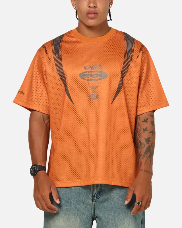 Mitchell & Ness Chicago Bulls Festival Jersey Orange/Brown sold by Culture Kings