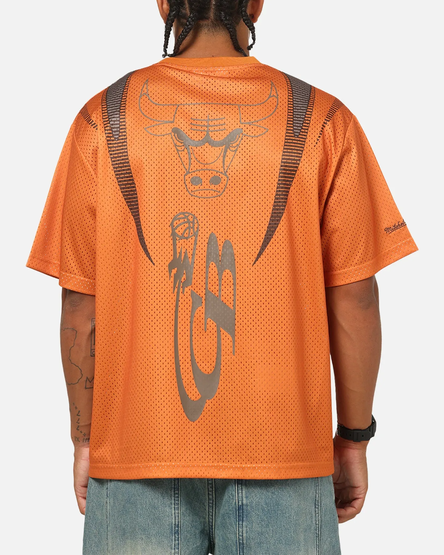 Mitchell & Ness Chicago Bulls Festival Jersey Orange/Brown sold by Culture Kings product image thumbnail 2