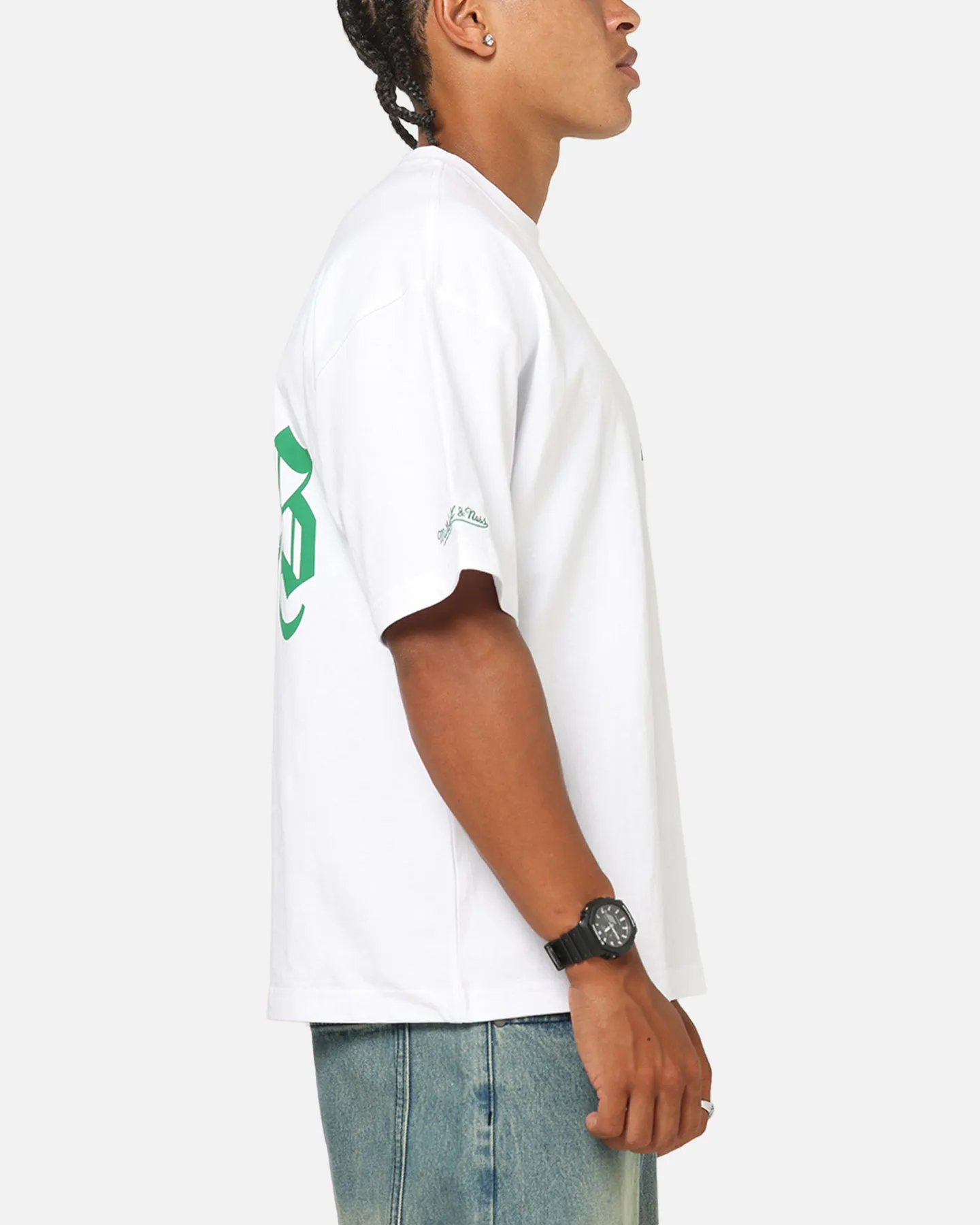 Mitchell & Ness Philadelphia Eagles Stars & Text Boxy T-Shirt White sold by Culture Kings product image thumbnail 5