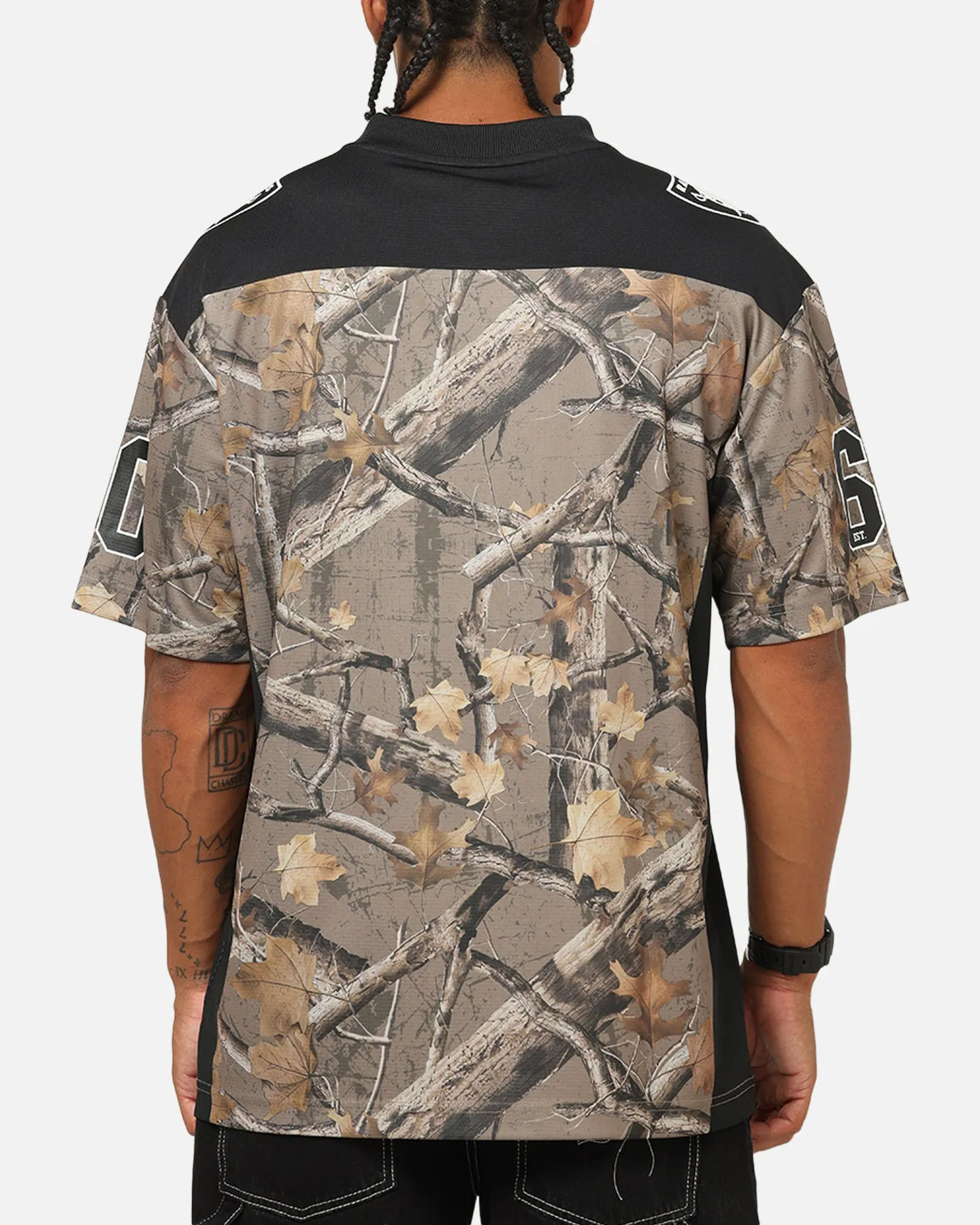 Majestic Athletic Las Vegas Raiders Mesh Oversized T-Shirt Khaki Forest Camo sold by Culture Kings product image thumbnail 3