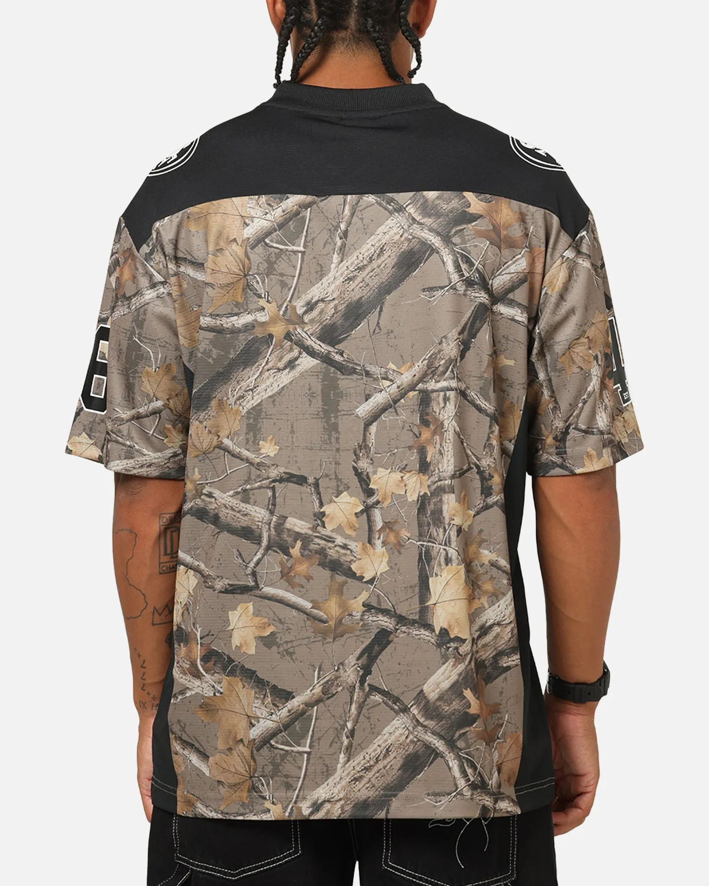 Majestic Athletic San Francisco 49ers Mesh Oversized T-Shirt Khaki Forest Camo sold by Culture Kings product image thumbnail 3