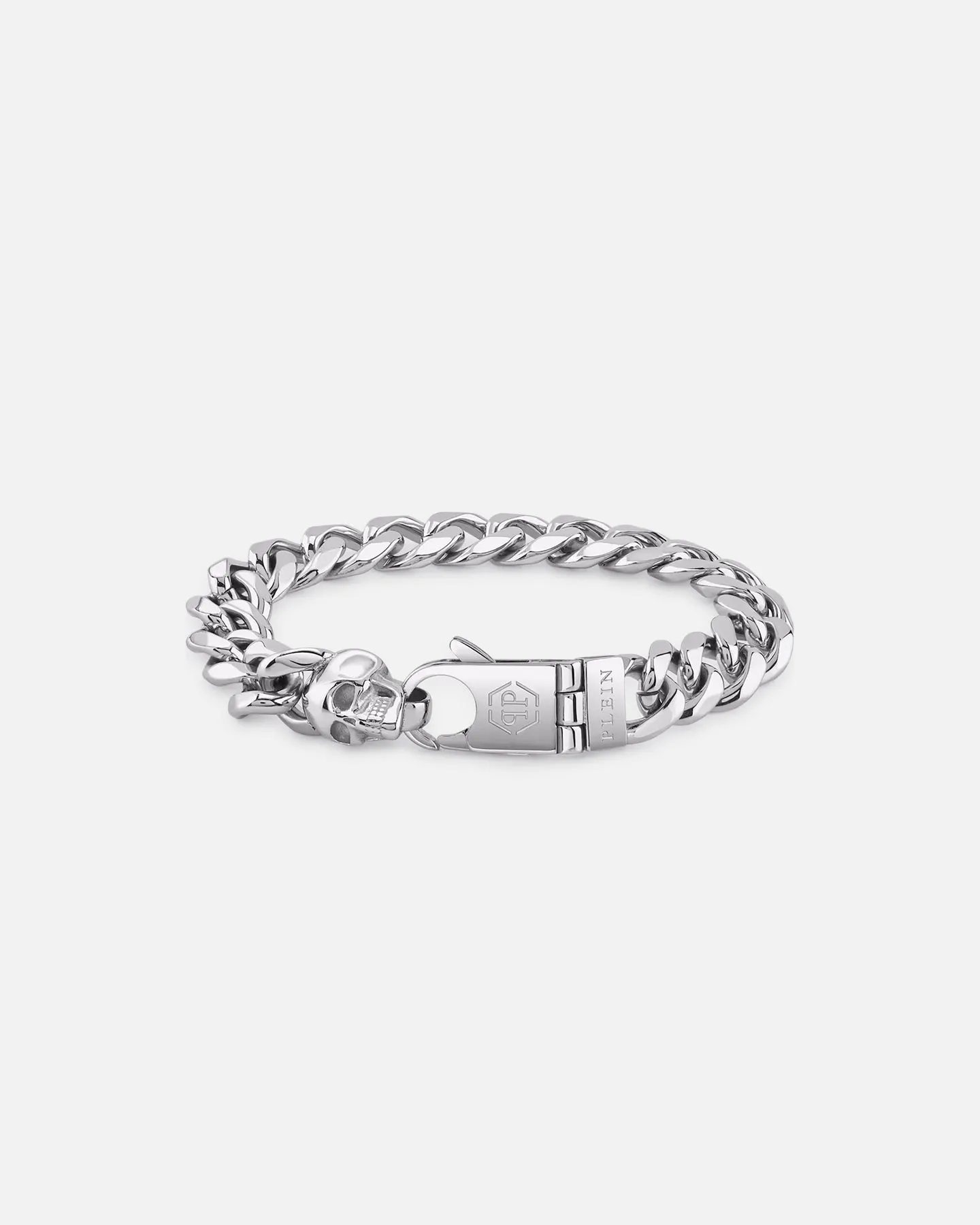 Philipp Plein Plein Icon Chain Bracelet Silver sold by Culture Kings