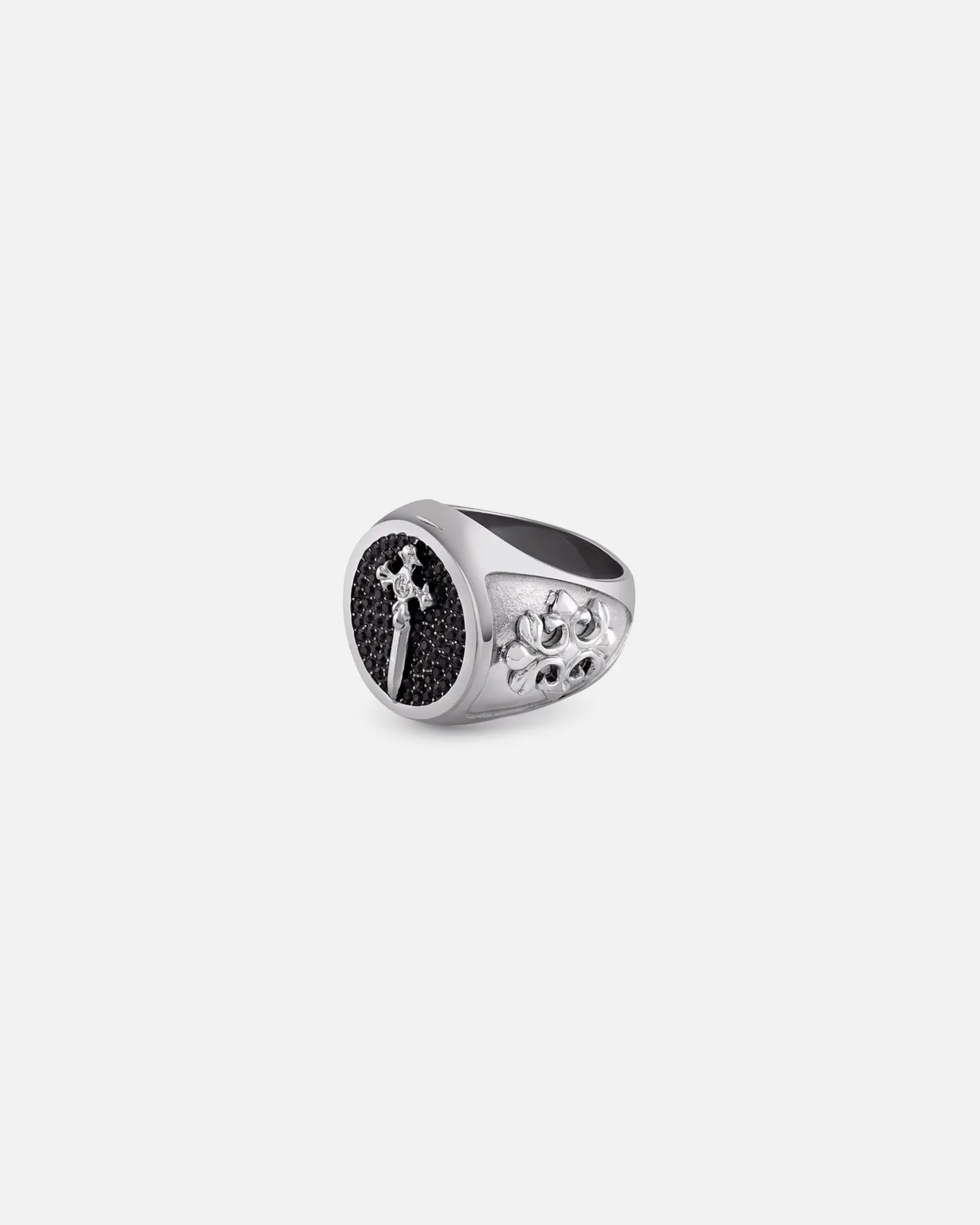 Guess Mainline Rebel Knight 18mm Dagger Crystal Ring Silver sold by Culture Kings product image thumbnail 5