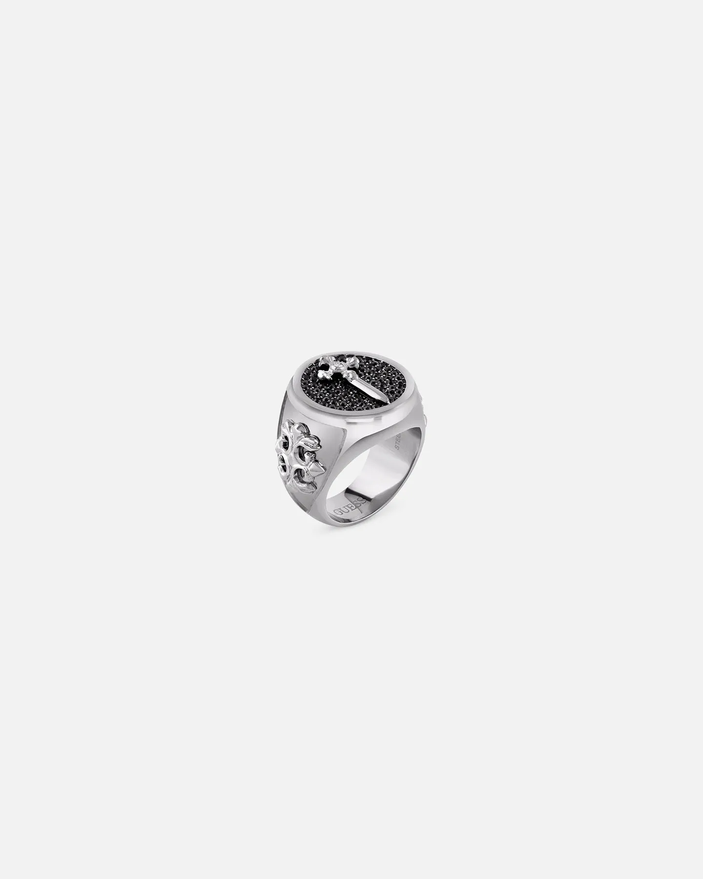 Guess Mainline Rebel Knight 18mm Dagger Crystal Ring Silver sold by Culture Kings product image thumbnail 3