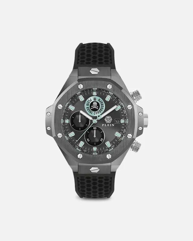 Philipp Plein Plein Chrono Royal Watch Gunmetal made by Philipp Plein