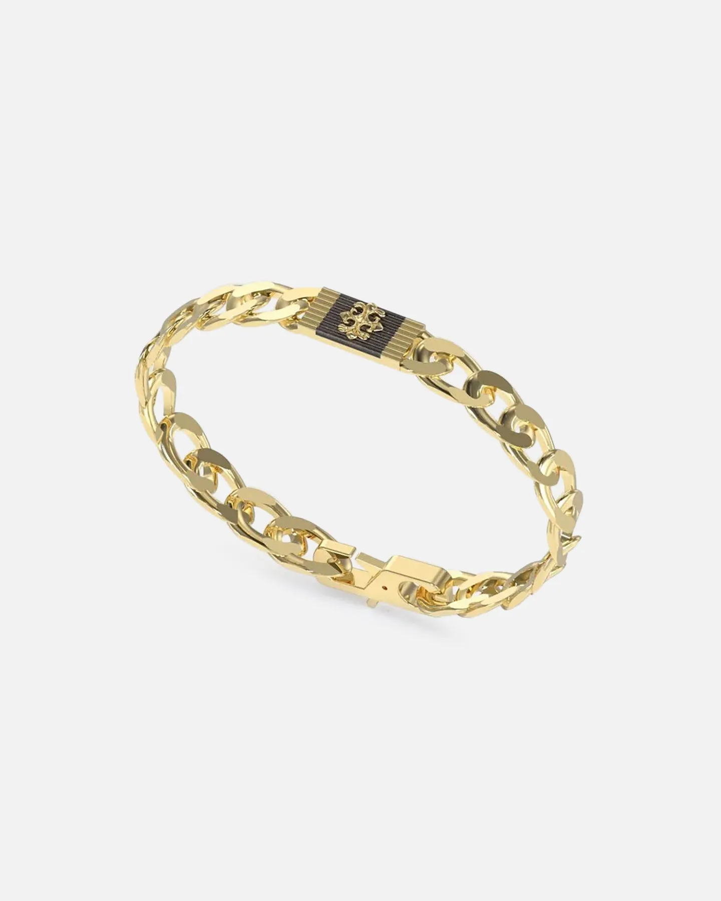 Guess Mainline Rebel Moon 9mm Tag Bracelet Gold sold by Culture Kings