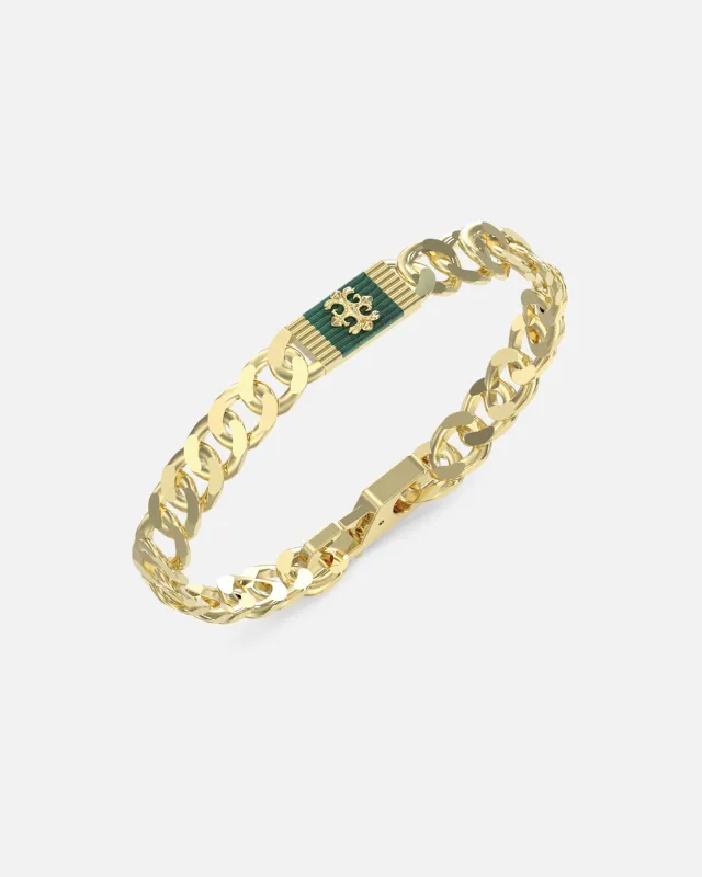 Guess Mainline Rebel Moon 9mm Tag Bracelet Gold sold by Culture Kings