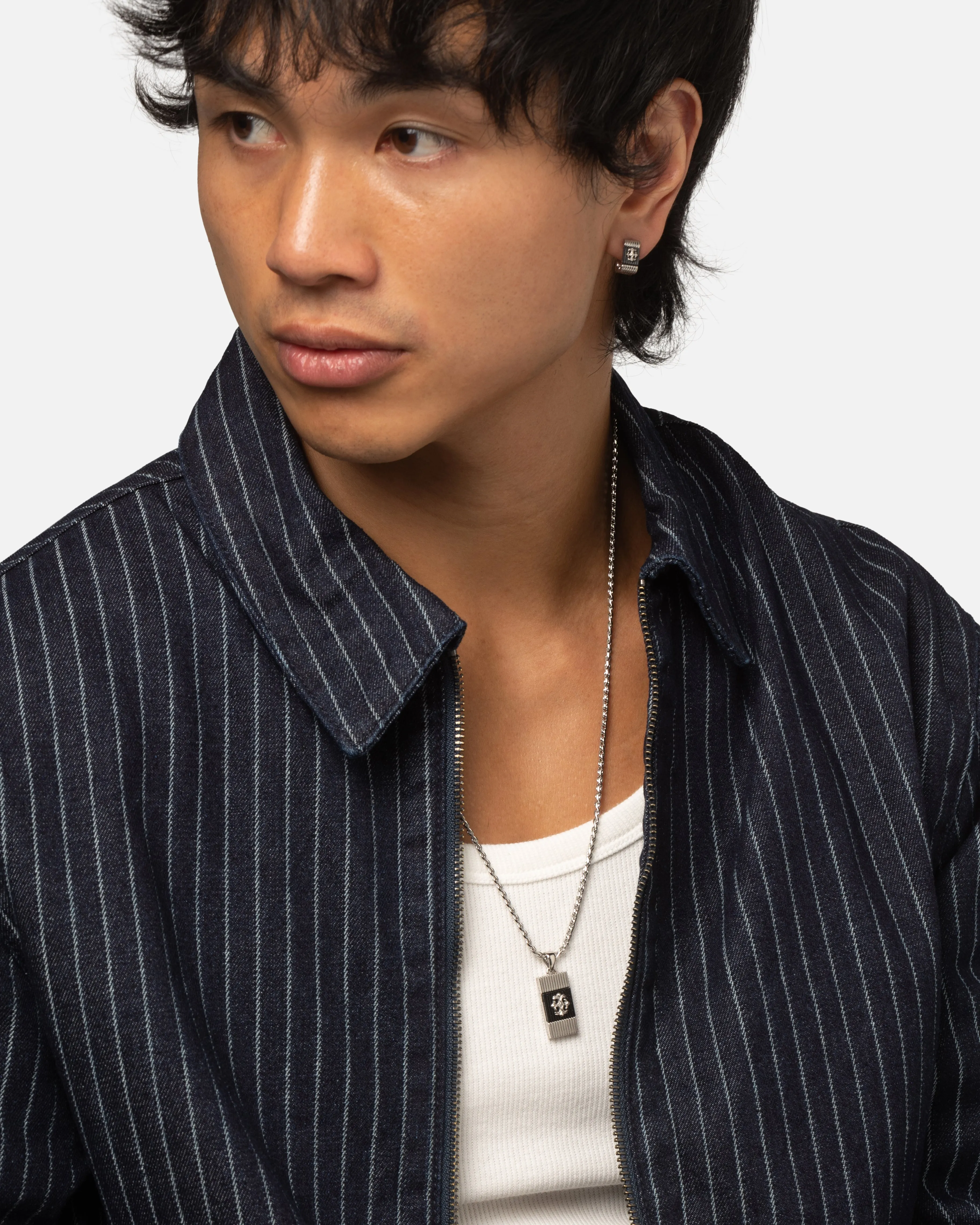 Guess Mainline Rebel Moon 26" Tag Necklace Steel sold by Culture Kings product image thumbnail 4