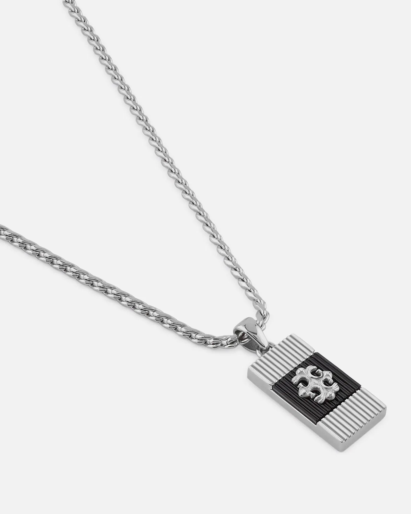 Guess Mainline Rebel Moon 26" Tag Necklace Steel sold by Culture Kings product image thumbnail 3