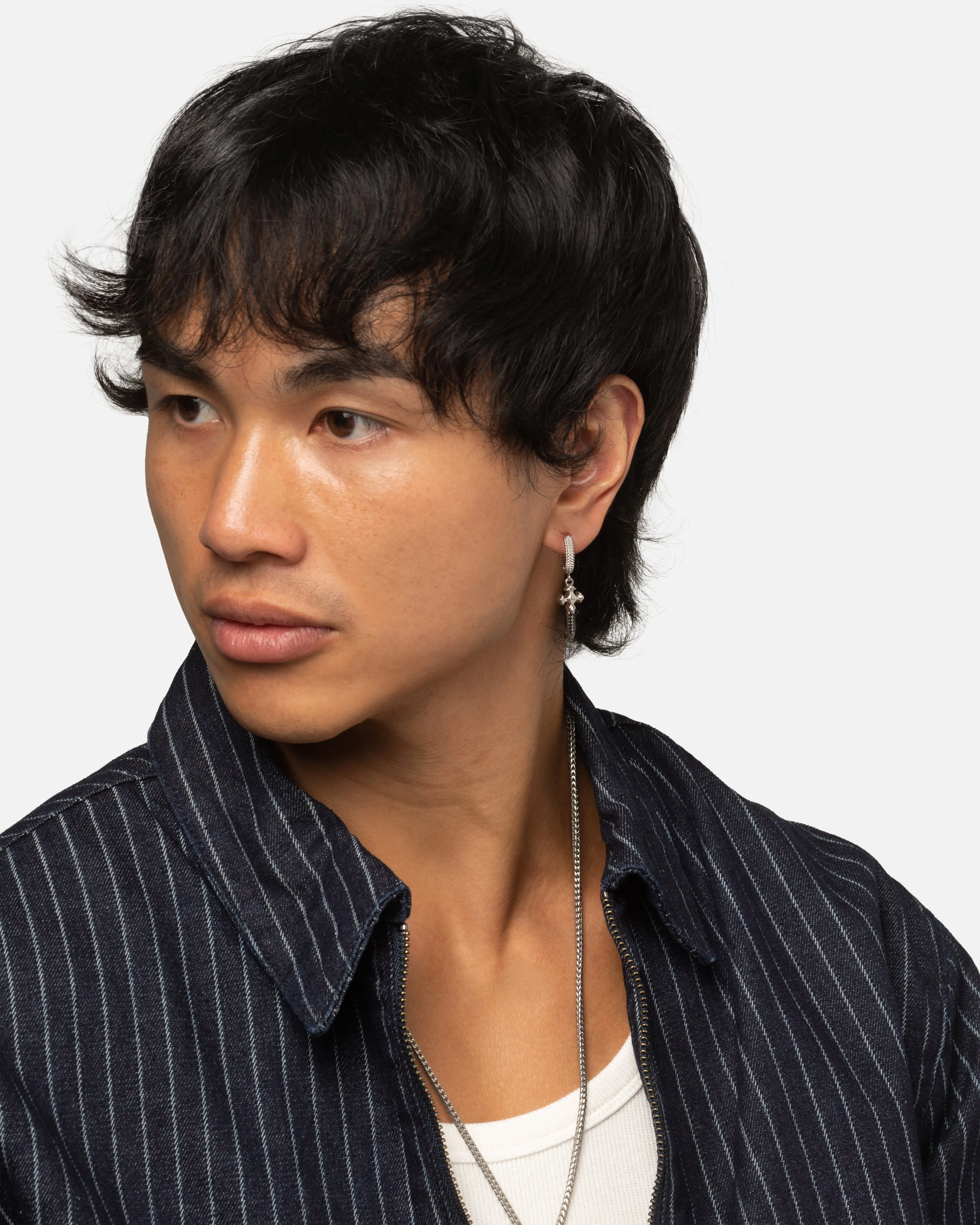 Guess Mainline Rebel Knight Dagger Crystal Earring Silver sold by Culture Kings product image thumbnail 4