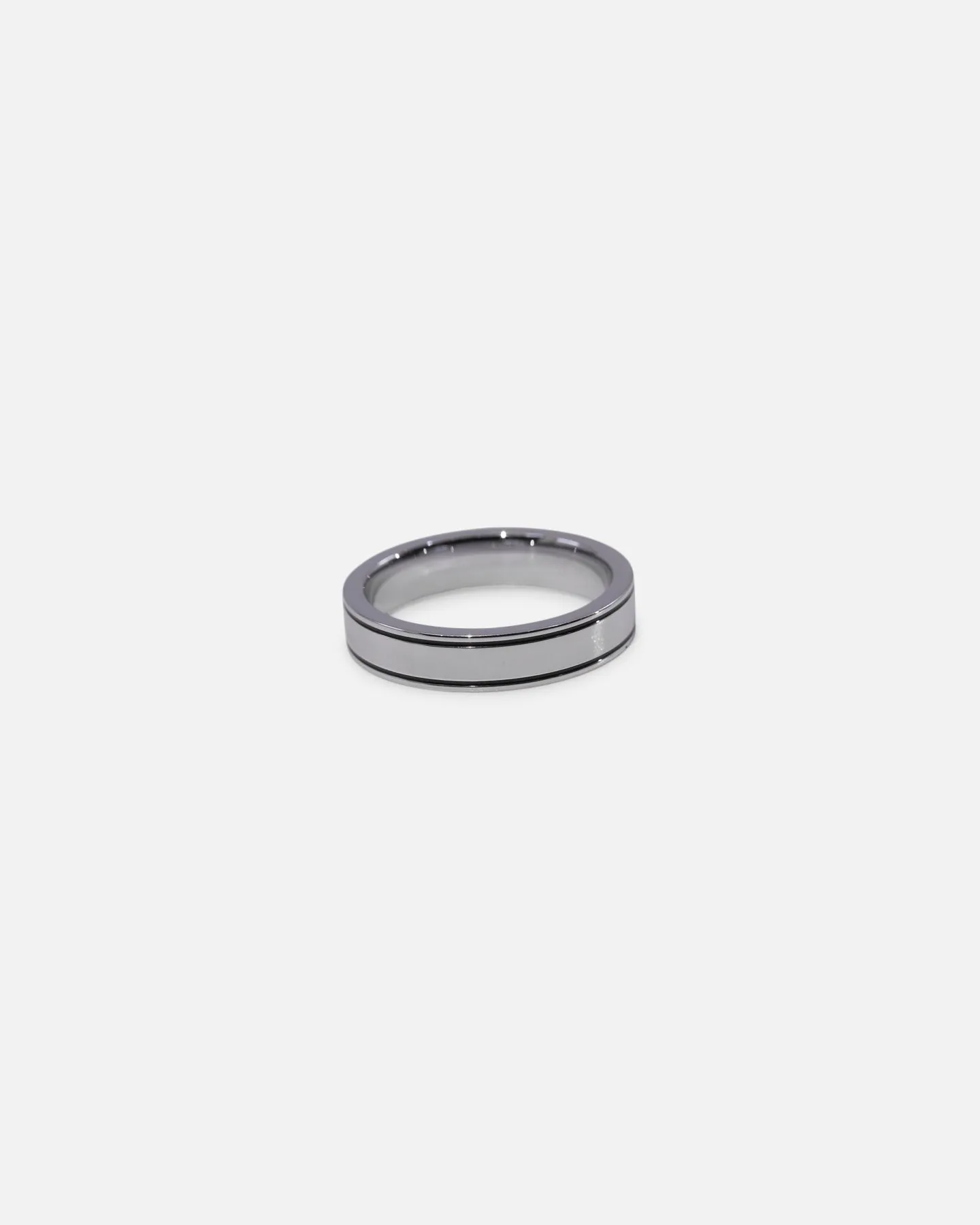 Saint Morta 5mm Black Etched Ring White Gold sold by Culture Kings product image thumbnail 2