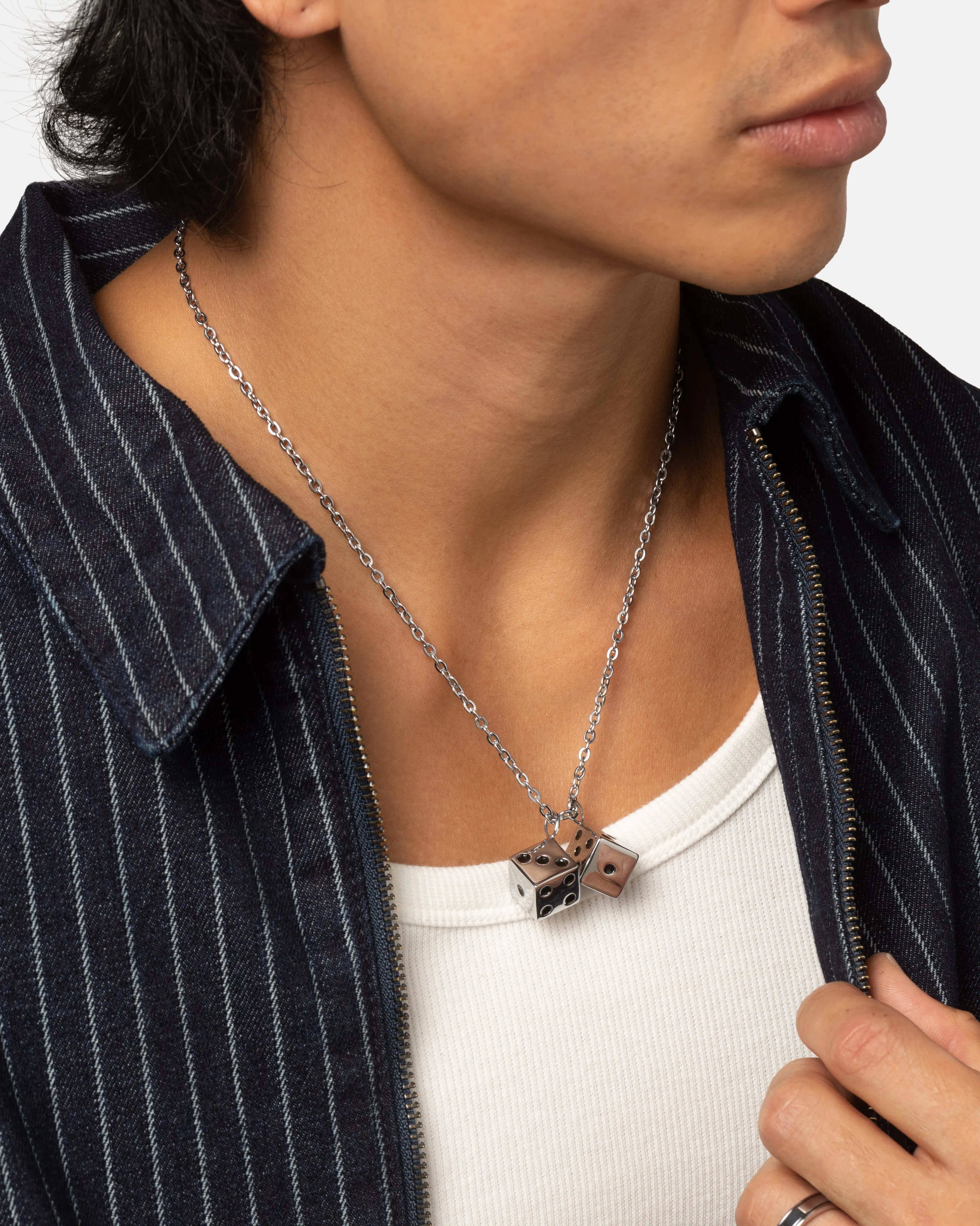 Saint Morta Dice Pendant Chain White Gold sold by Culture Kings product image thumbnail 2