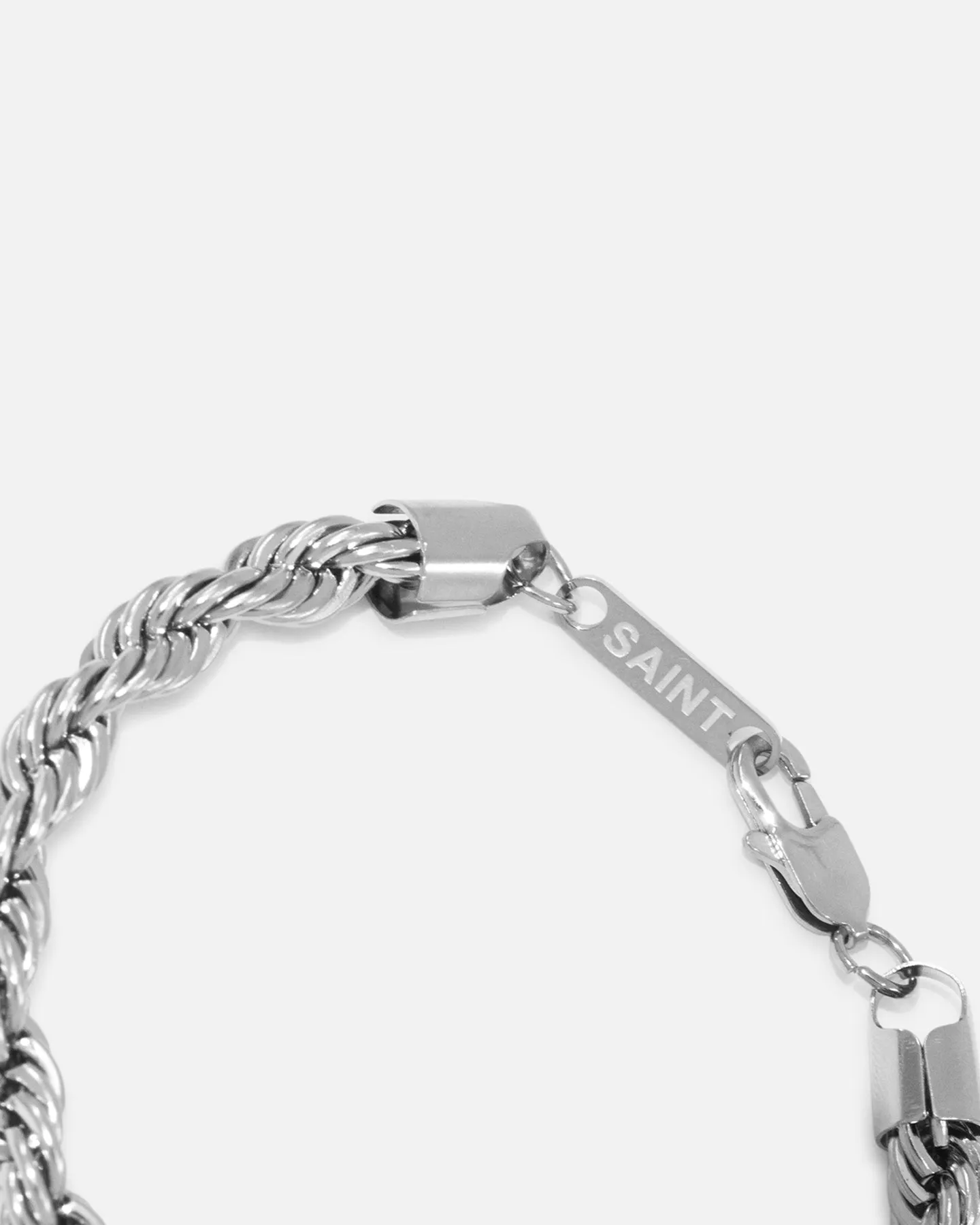 Saint Morta 8mm Rope Chain Bracelet White Gold sold by Culture Kings product image thumbnail 3