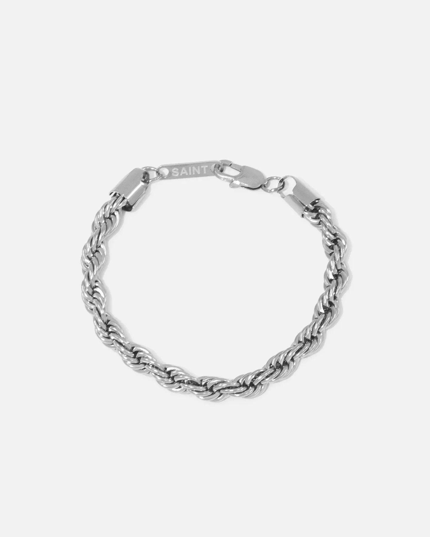 Saint Morta 8mm Rope Chain Bracelet White Gold sold by Culture Kings