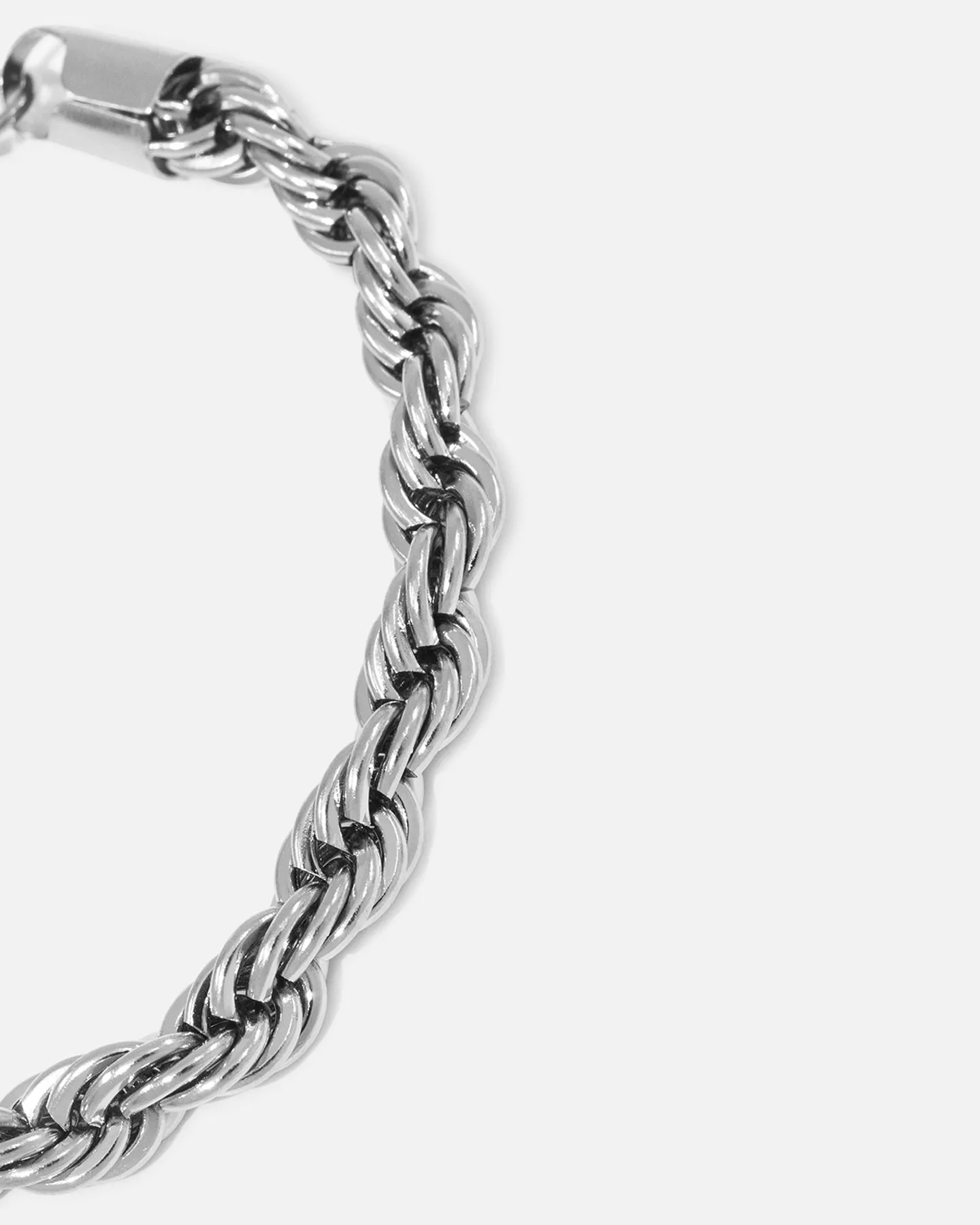 Saint Morta 8mm Rope Chain Bracelet White Gold sold by Culture Kings product image thumbnail 5