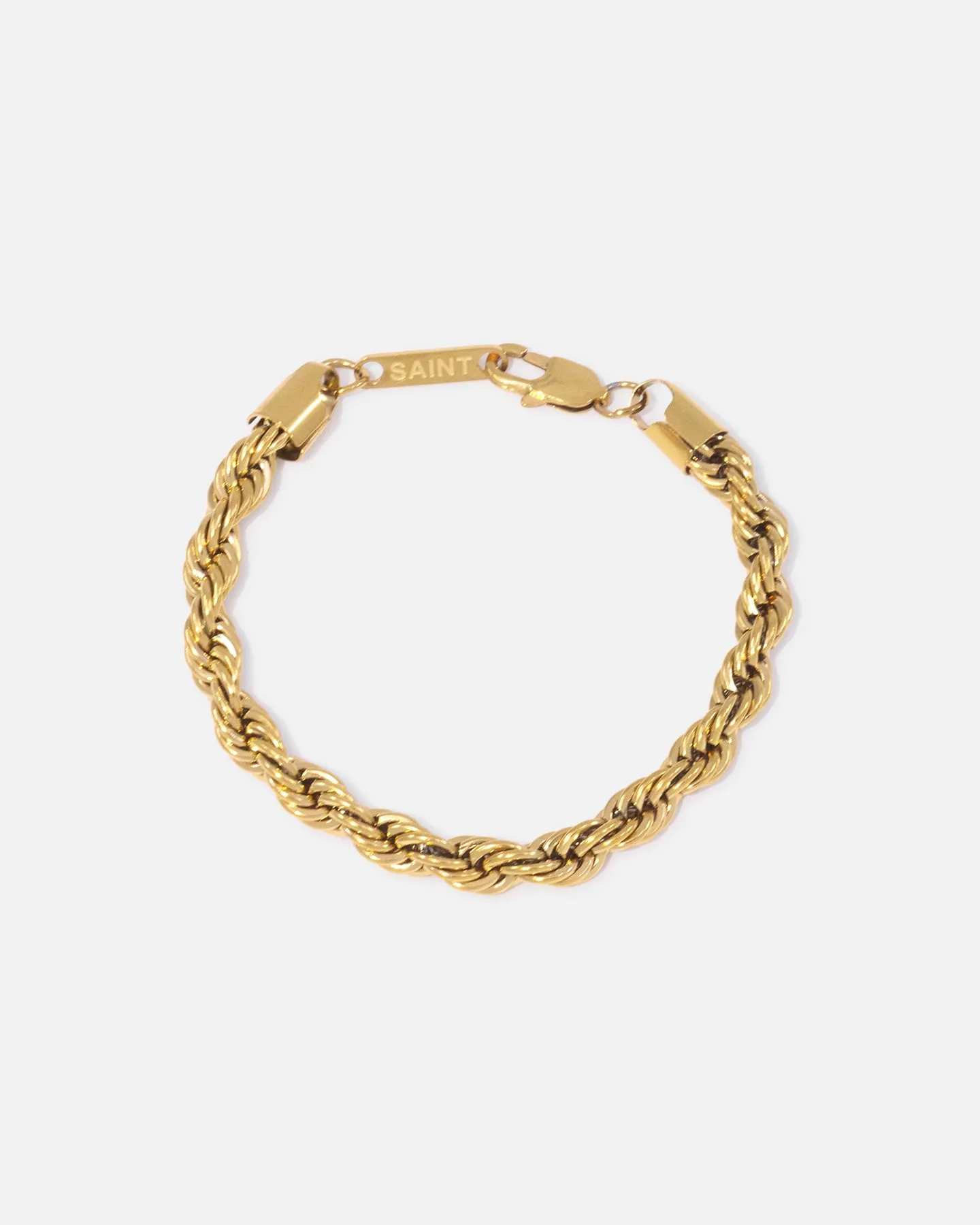 Saint Morta 8mm Rope Chain Bracelet Gold sold by Culture Kings