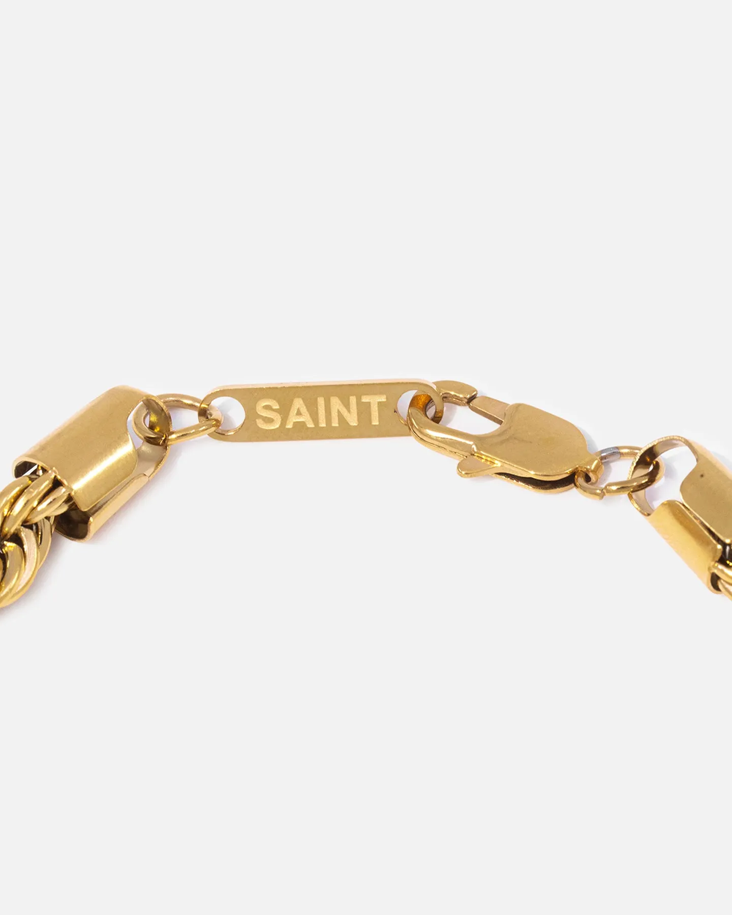 Saint Morta 8mm Rope Chain Bracelet Gold sold by Culture Kings product image thumbnail 4