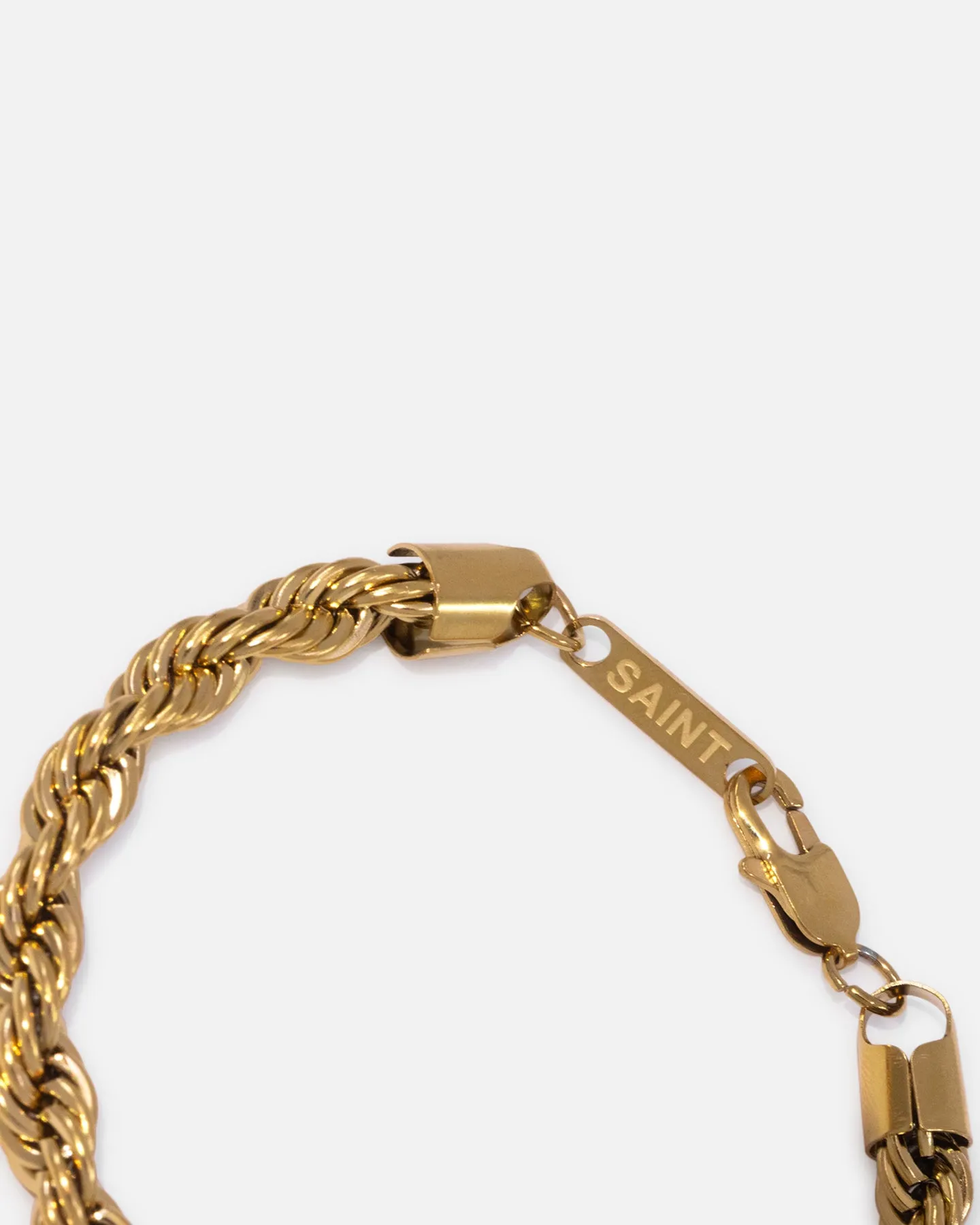 Saint Morta 8mm Rope Chain Bracelet Gold sold by Culture Kings product image thumbnail 2