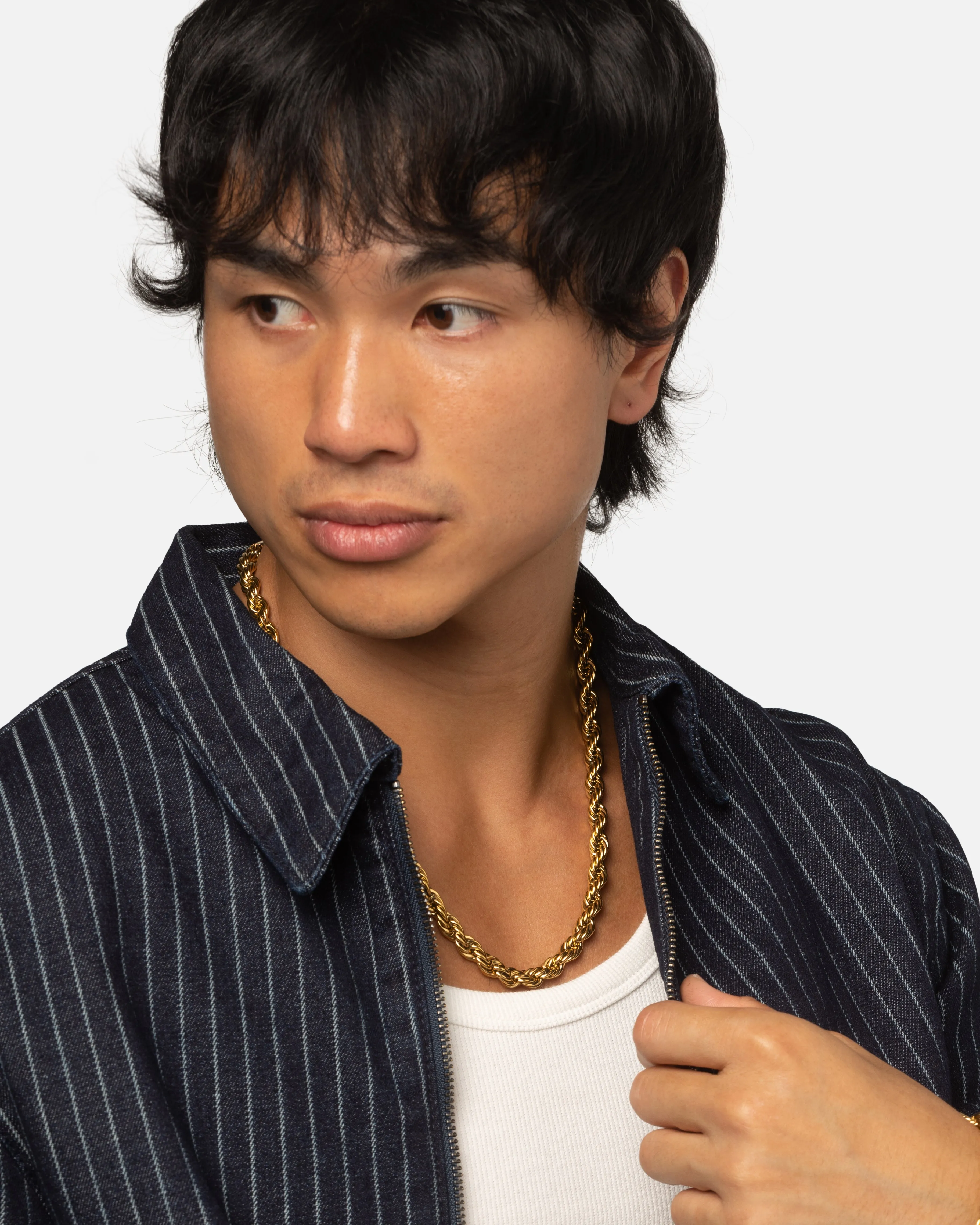 Saint Morta 8mm Rope Chain Gold sold by Culture Kings product image thumbnail 4