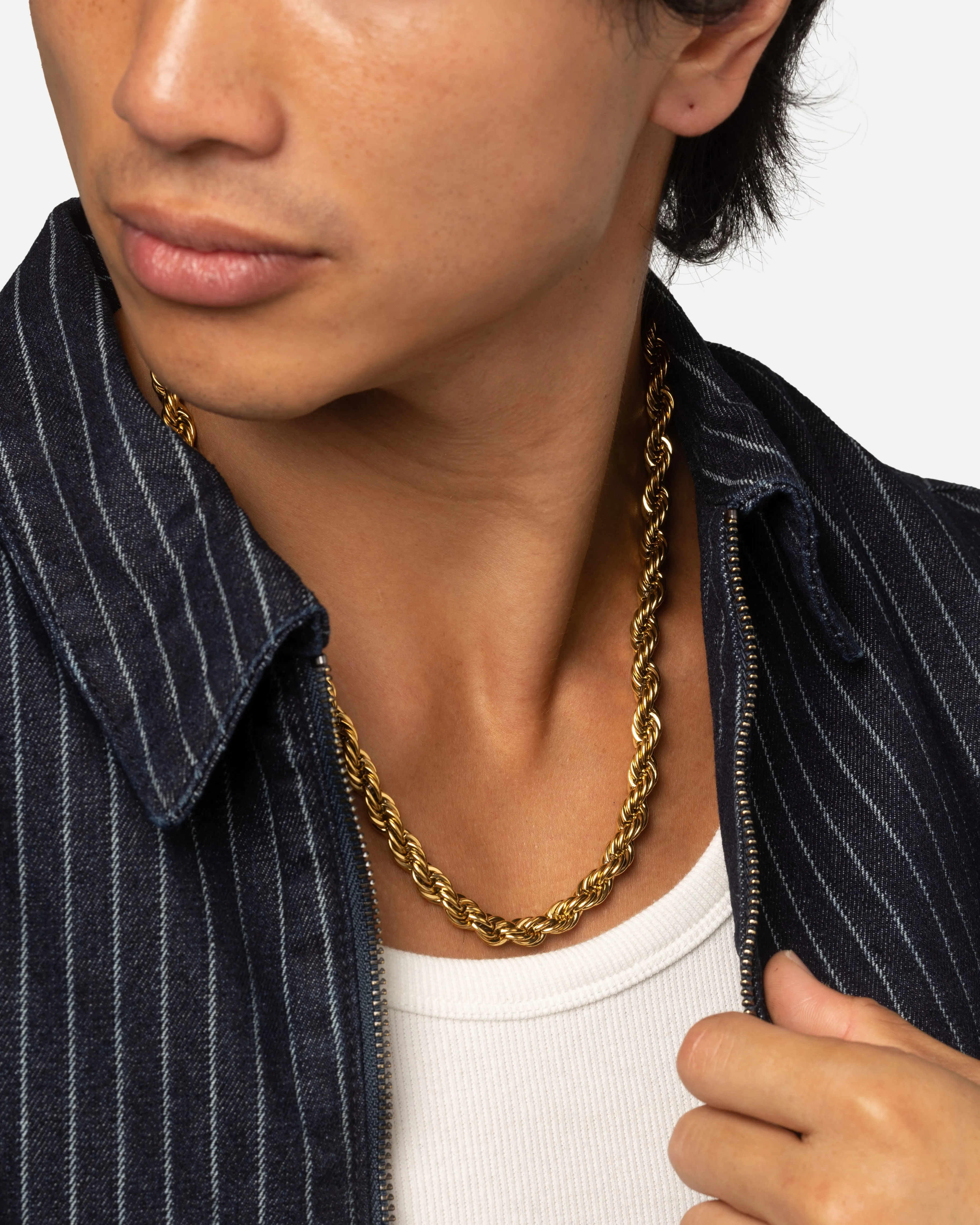 Saint Morta 8mm Rope Chain Gold sold by Culture Kings product image thumbnail 2