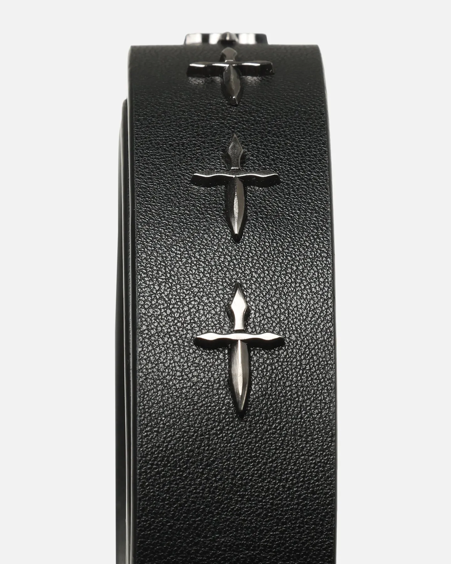 Saint Morta Crossfire Leather Belt Black sold by Culture Kings product image thumbnail 4