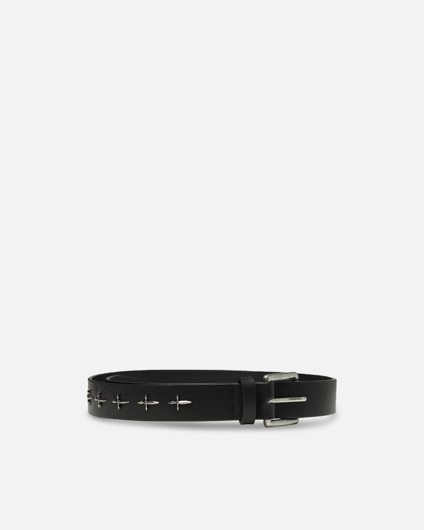 Saint Morta Crossfire Leather Belt Black sold by Culture Kings