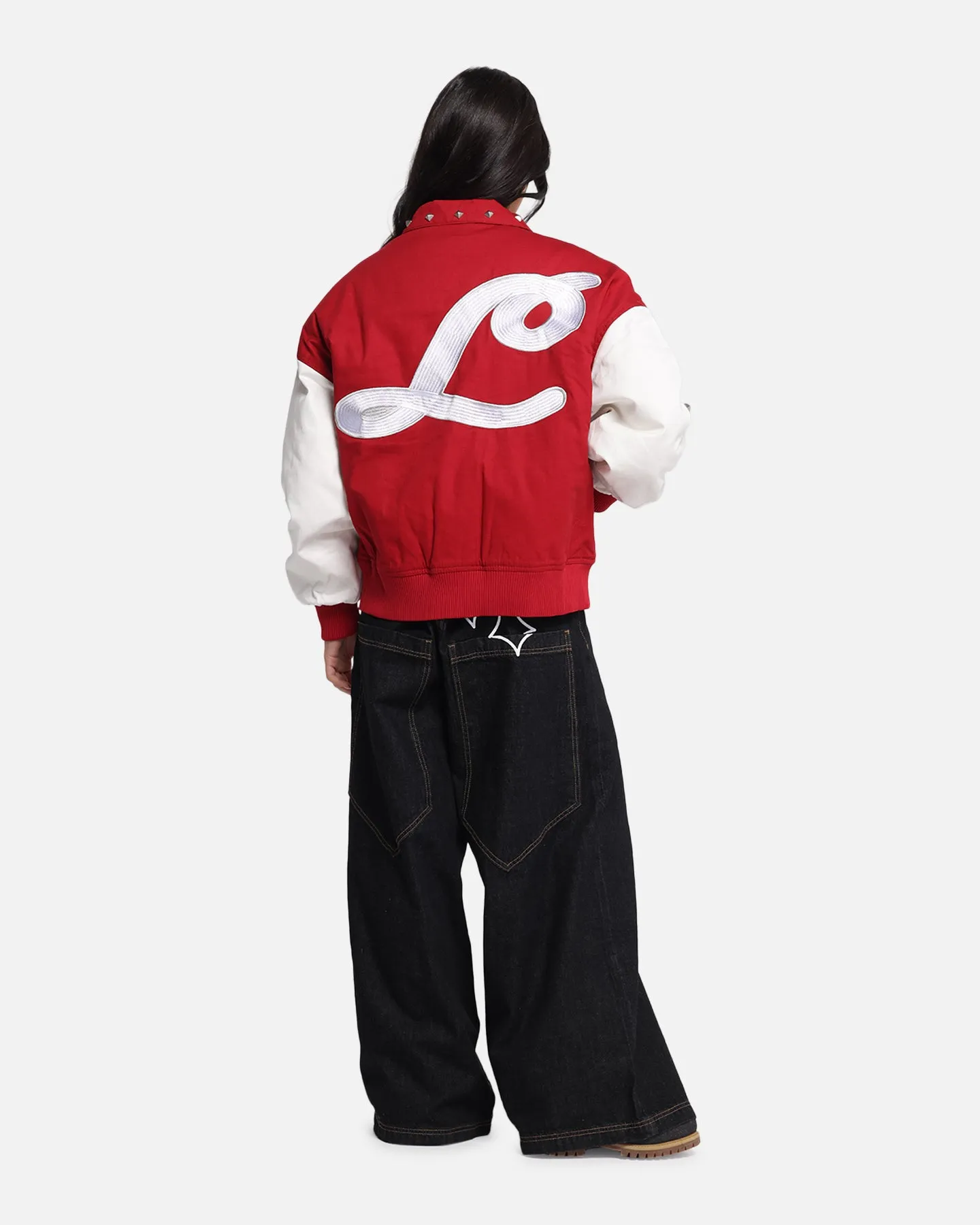 Loiter Frontier Varsity Jacket Red sold by Culture Kings product image thumbnail 4