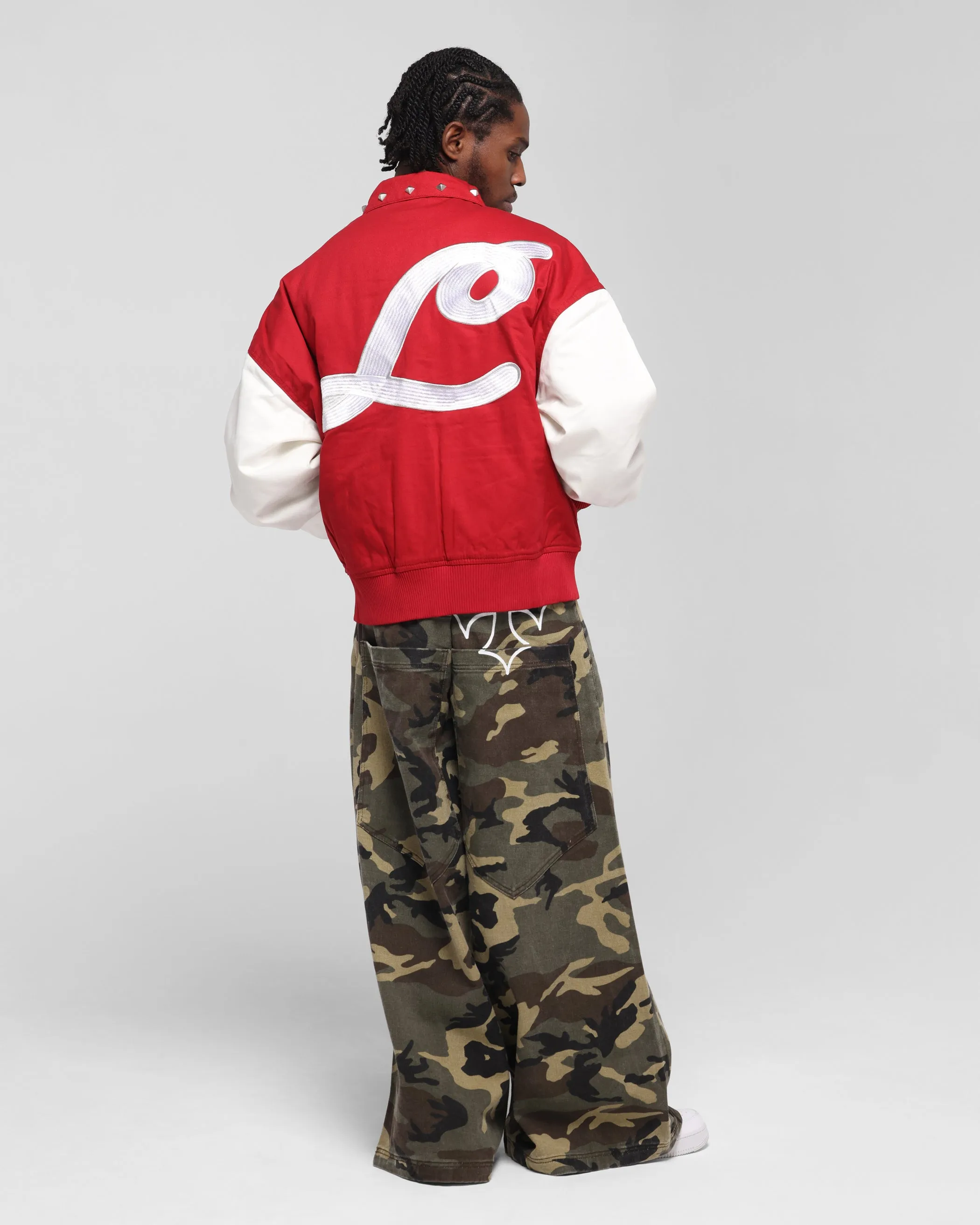 Loiter Frontier Varsity Jacket Red sold by Culture Kings product image thumbnail 4