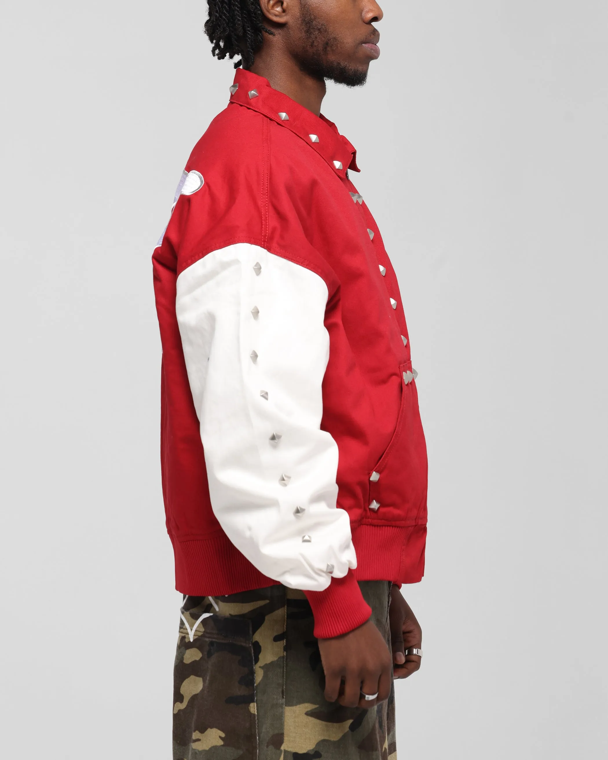 Loiter Frontier Varsity Jacket Red sold by Culture Kings product image thumbnail 5