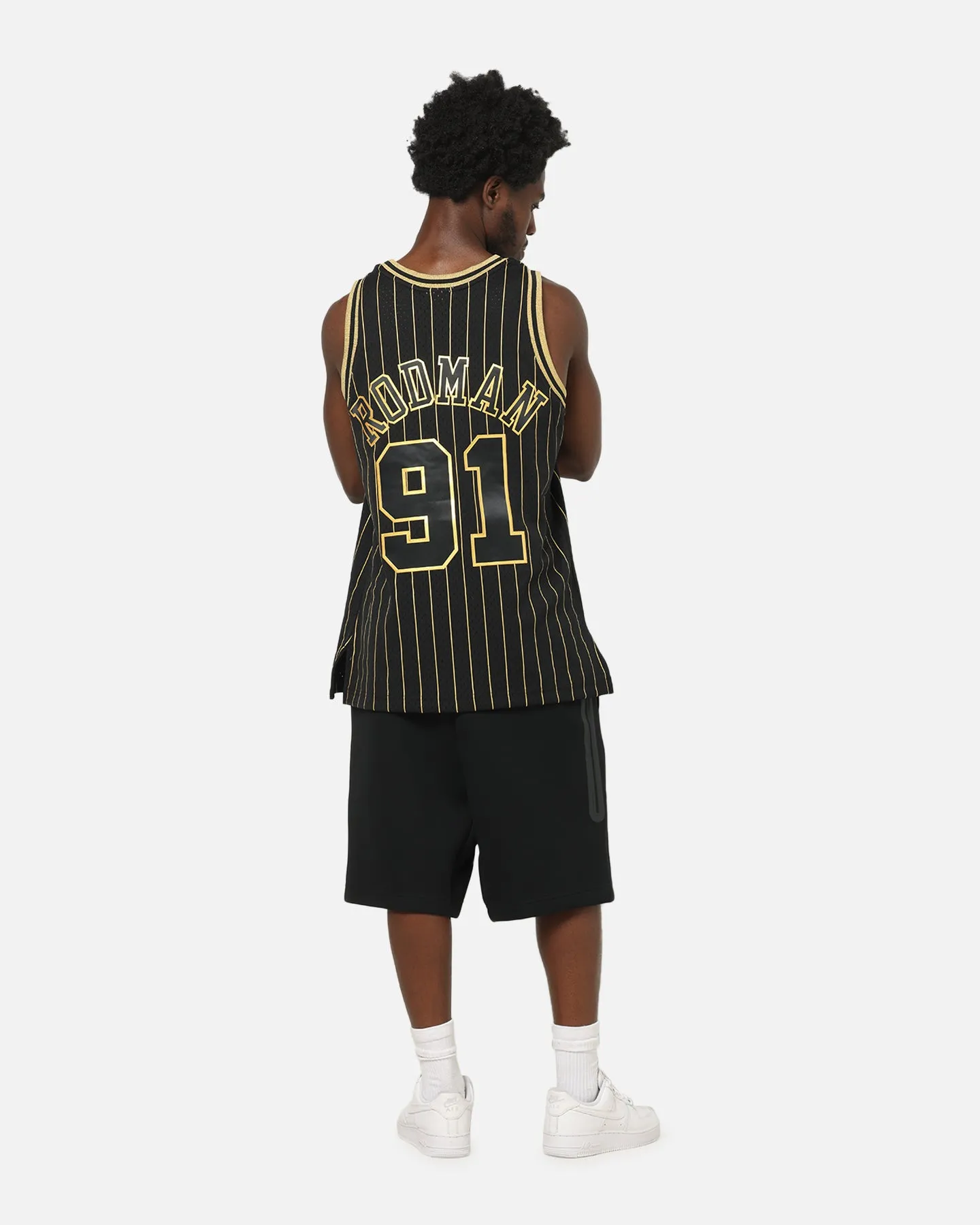 Mitchell & Ness Chicago Bulls Dennis Rodman Swing Jersey Black/Gold sold by Culture Kings product image thumbnail 4