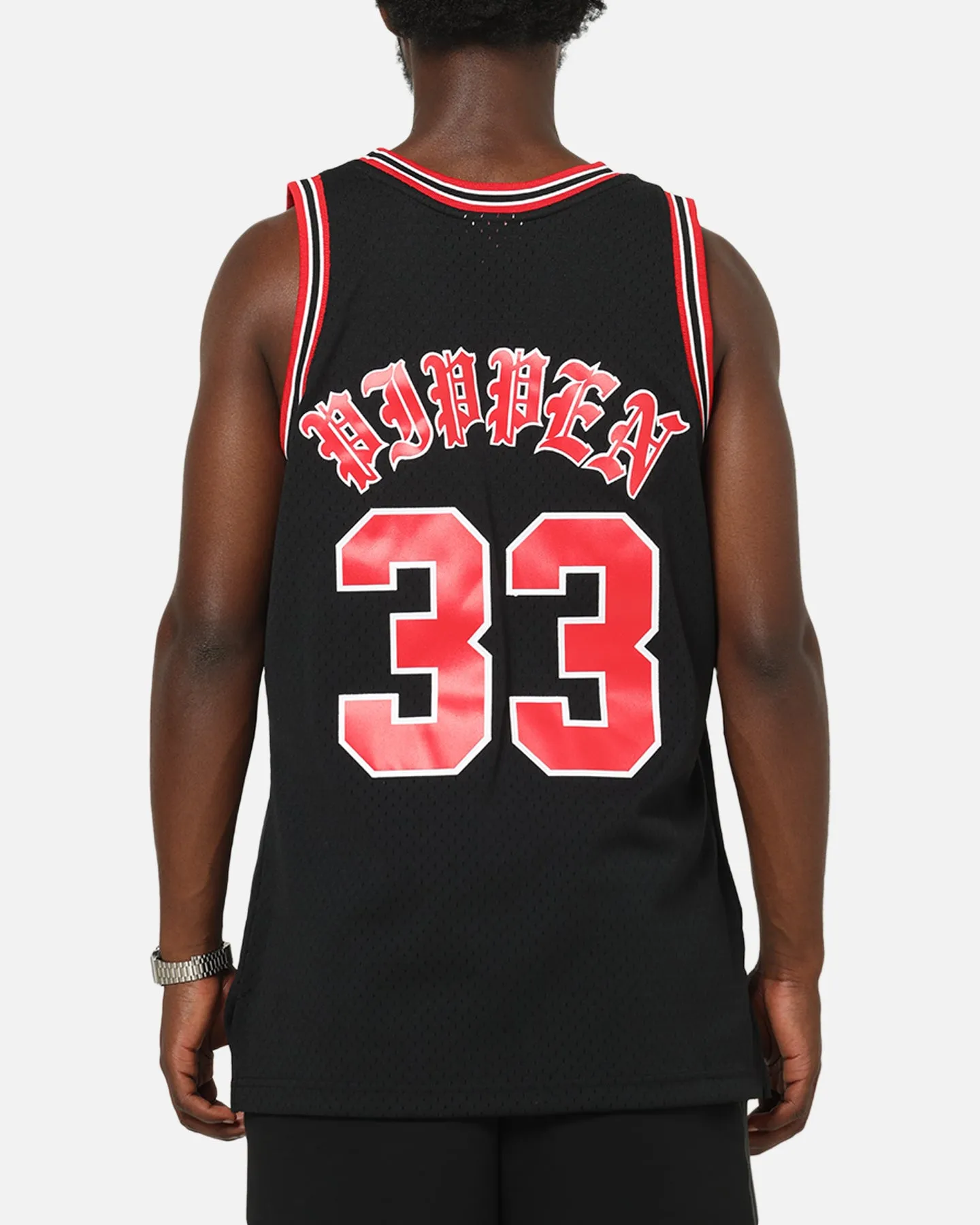 Mitchell & Ness Chicago Bulls Scottie Pippen Gothic Swing Jersey Black sold by Culture Kings product image thumbnail 2