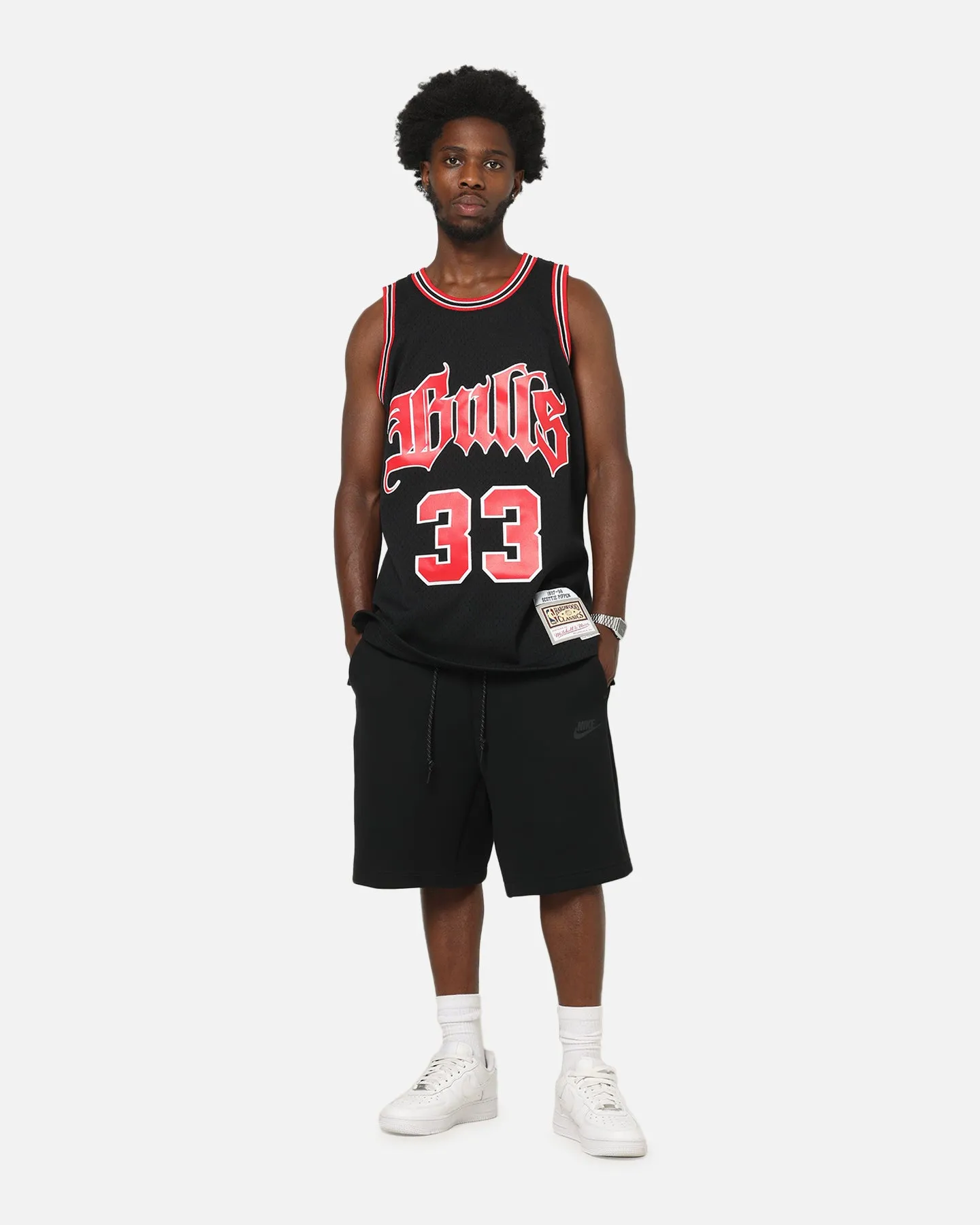 Mitchell & Ness Chicago Bulls Scottie Pippen Gothic Swing Jersey Black sold by Culture Kings product image thumbnail 3